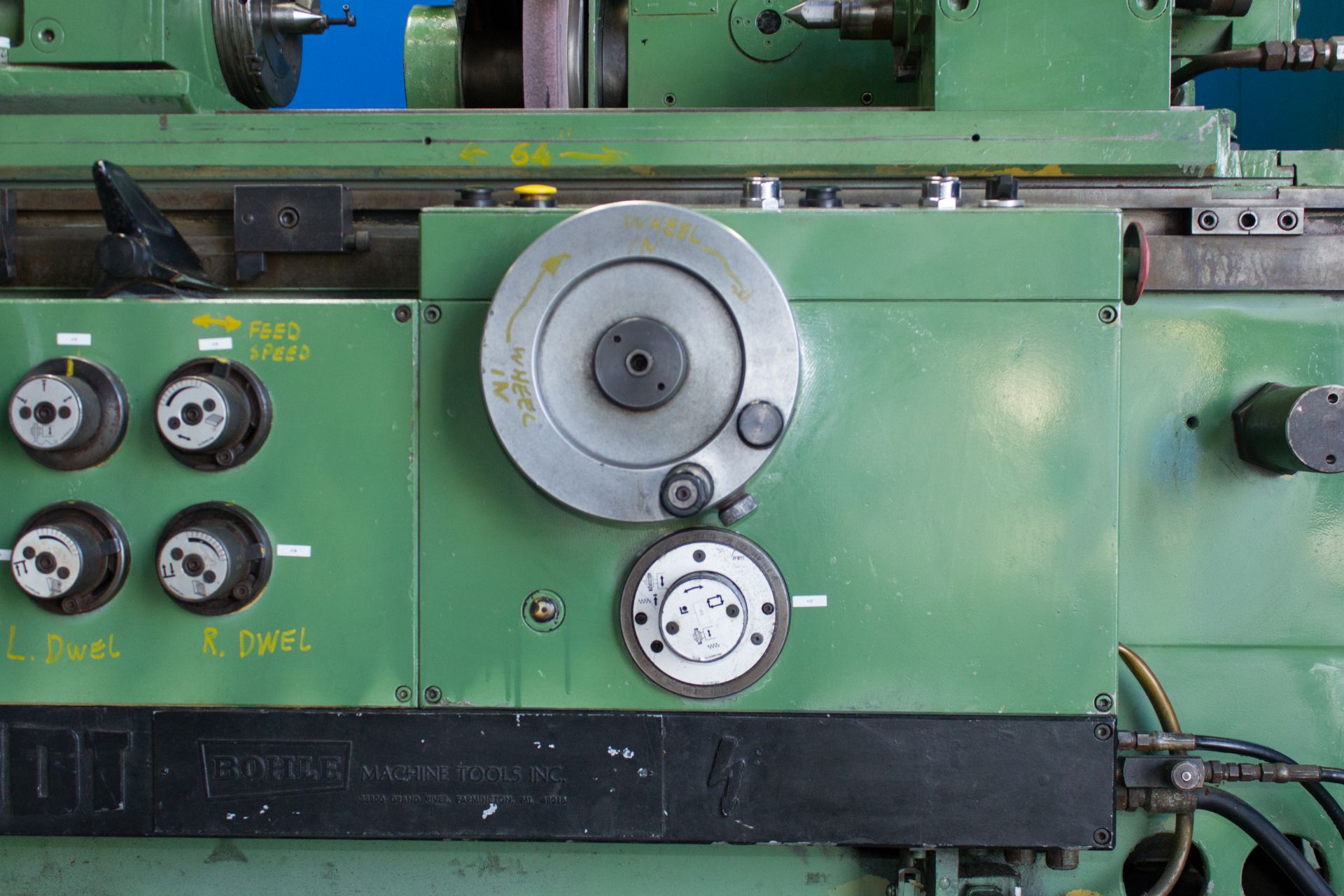 11" Swing x 20" Centers Schaudt Cylindrical OD Metal Grinder - Located In: Huntington Park, CA - - Image 9 of 16