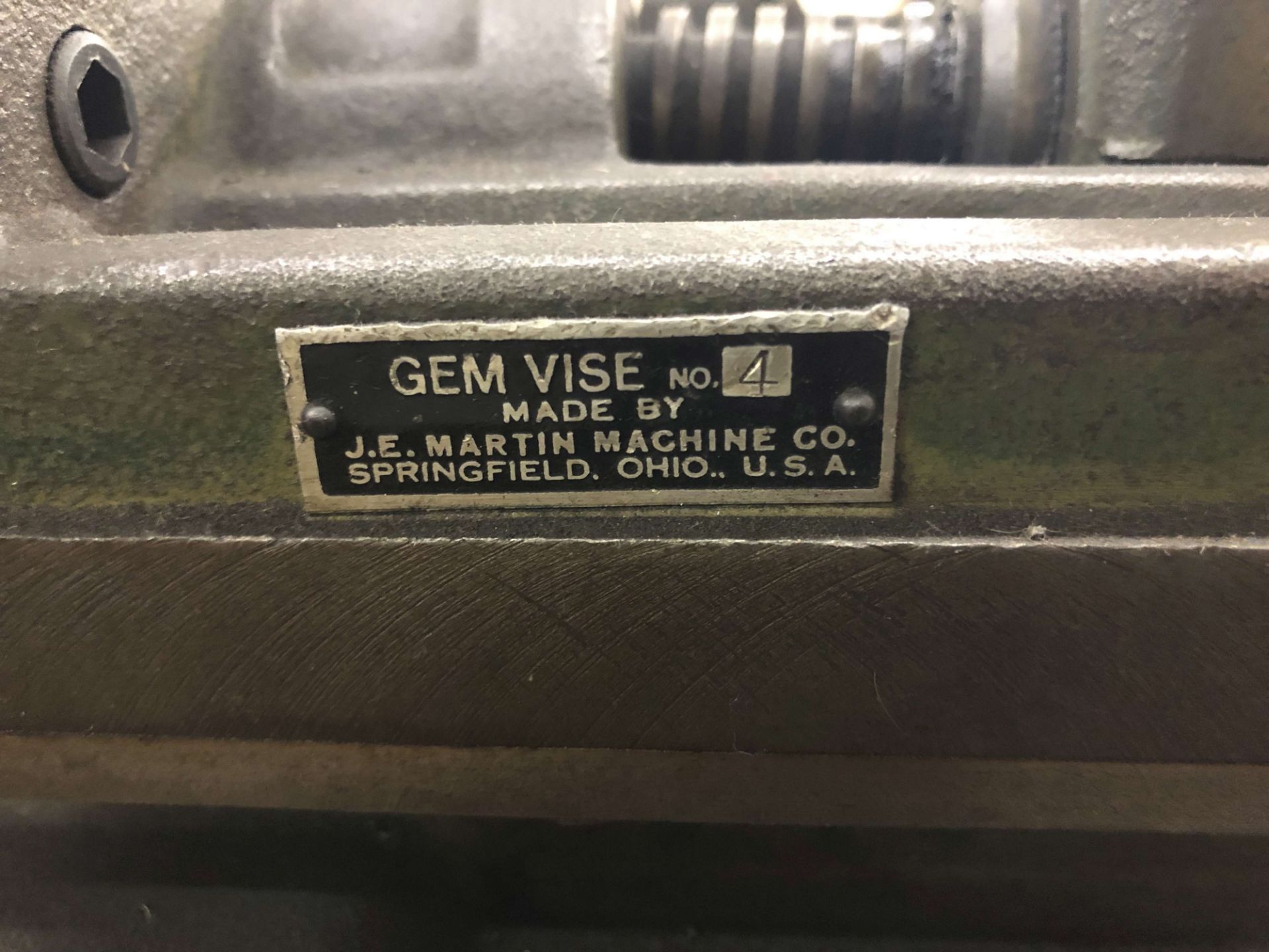 Gem 6-1/2" Machine Vise, Model 4 - Image 3 of 3