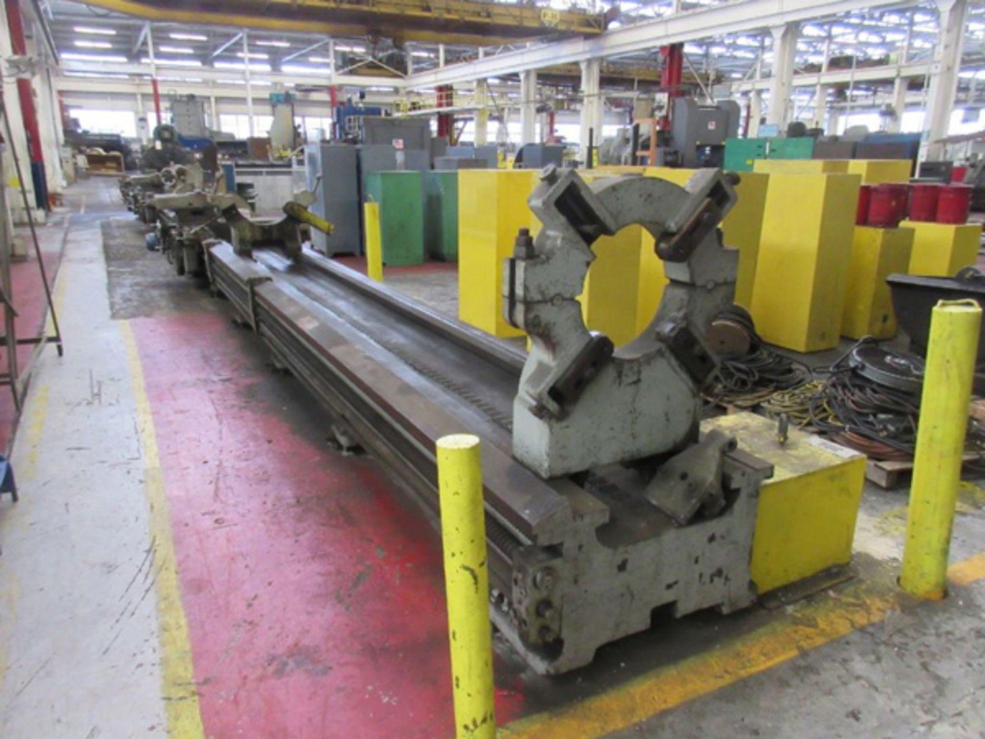 52" Swing x 58' Center Engine Lathe Leblond Dual Carriage Heavy Duty 100 HP - Located In: Pomona, CA - Image 7 of 8