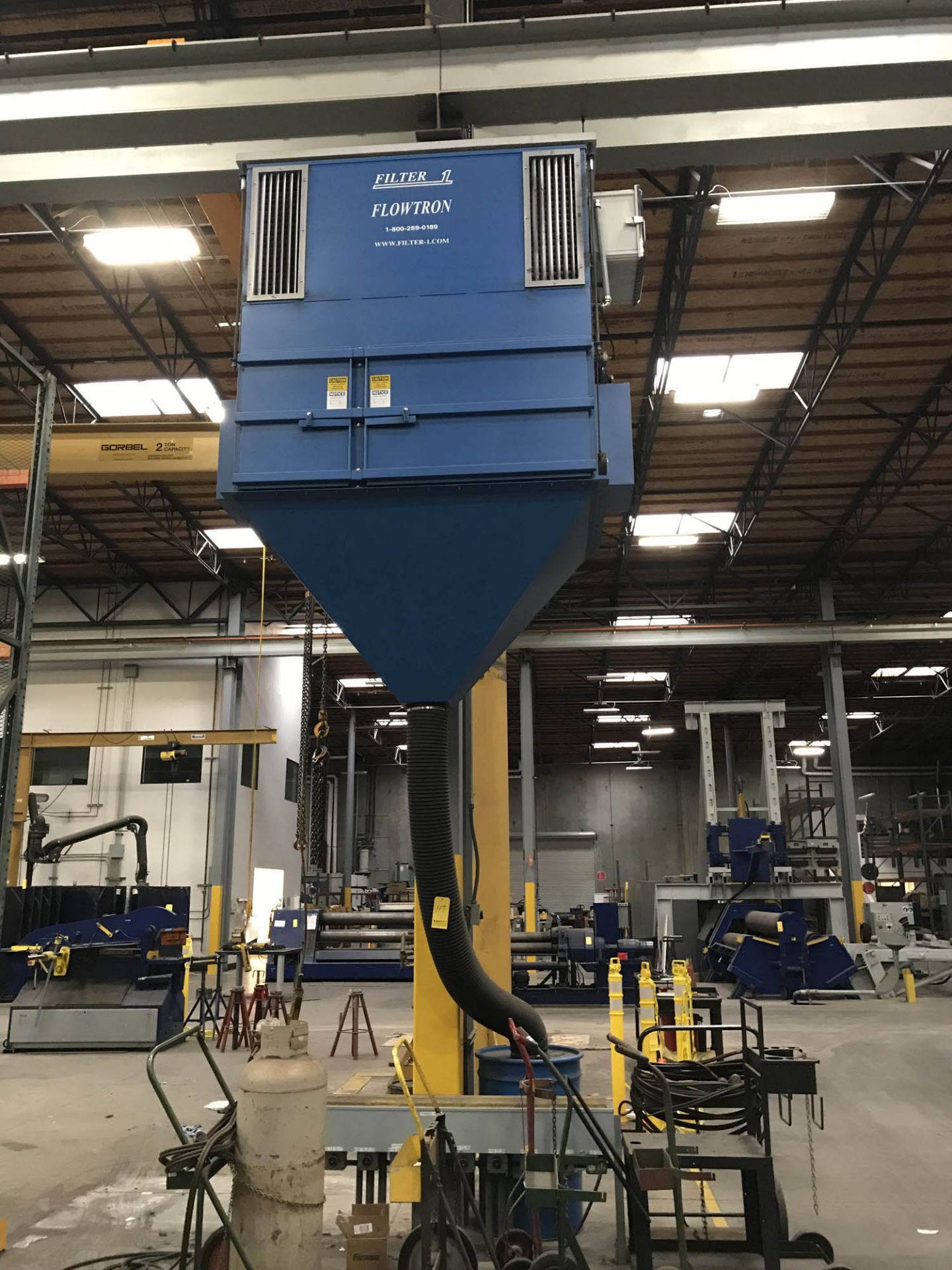 8,500 CFM Flowtron BY Filter 1 Smoke Fume Industrial Dust Collector YR 2013 - Located In: Huntington