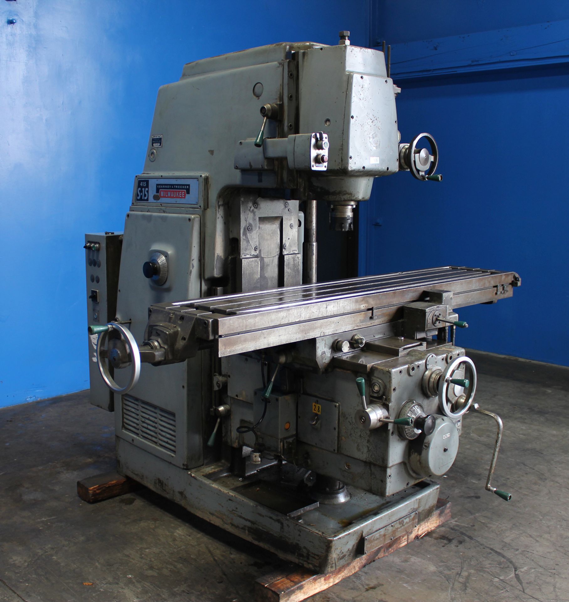 15" x 76" Table Kearney Trecker K&T 415 S-15 Vertical Milling Machine - Located In: Huntington Park, - Image 3 of 8