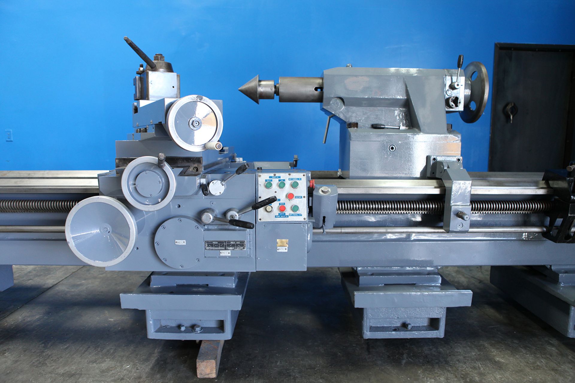 6" Swing x 120" Center Poreba Oil Field 12" Hollow Spindle Engine Lathe - Located In: Huntington - Image 5 of 10