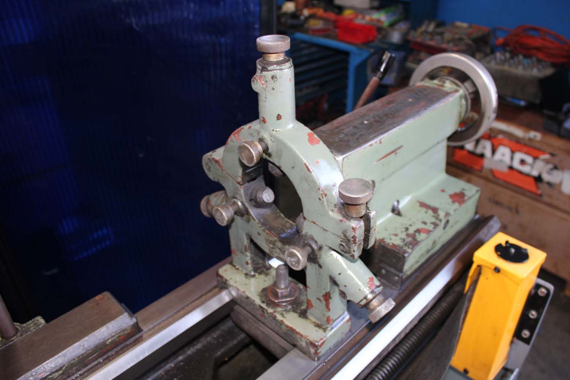 14"/22 Swing x 40" Center Osama 1000 Gap Engine Lathe Turning Machine Tooled - Located In: - Image 10 of 21