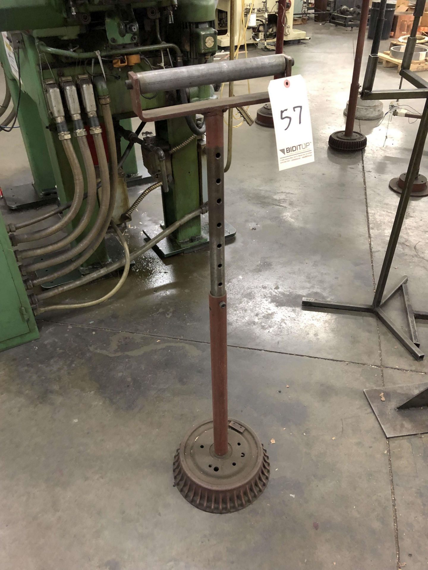 10-1/2" Wide Metal Roller on Stand