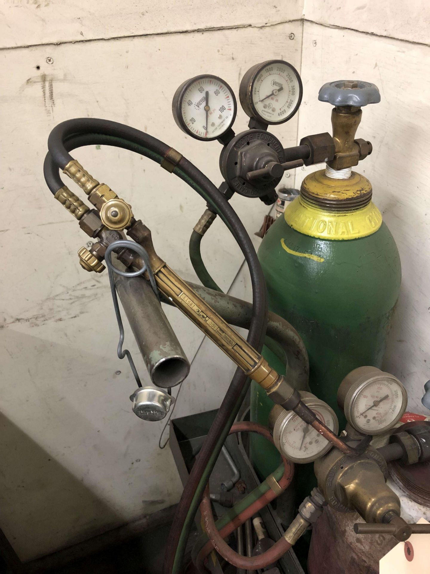 Acetylene/Oxygen Torch Set Up w/ Cart - Image 2 of 2