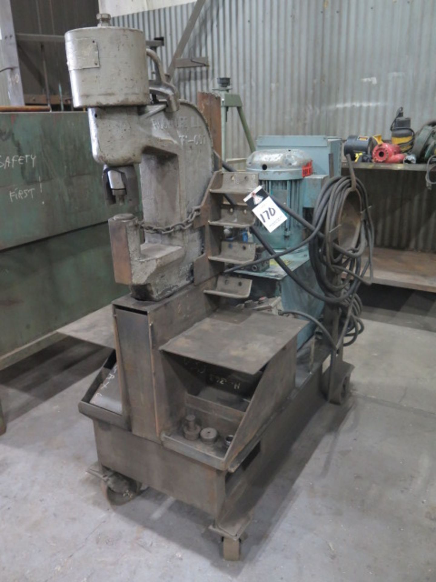 50 Ton Whitney MDL 751-007 Hydraulic Portable C Frame Fabricating Punch - Located In: Huntington