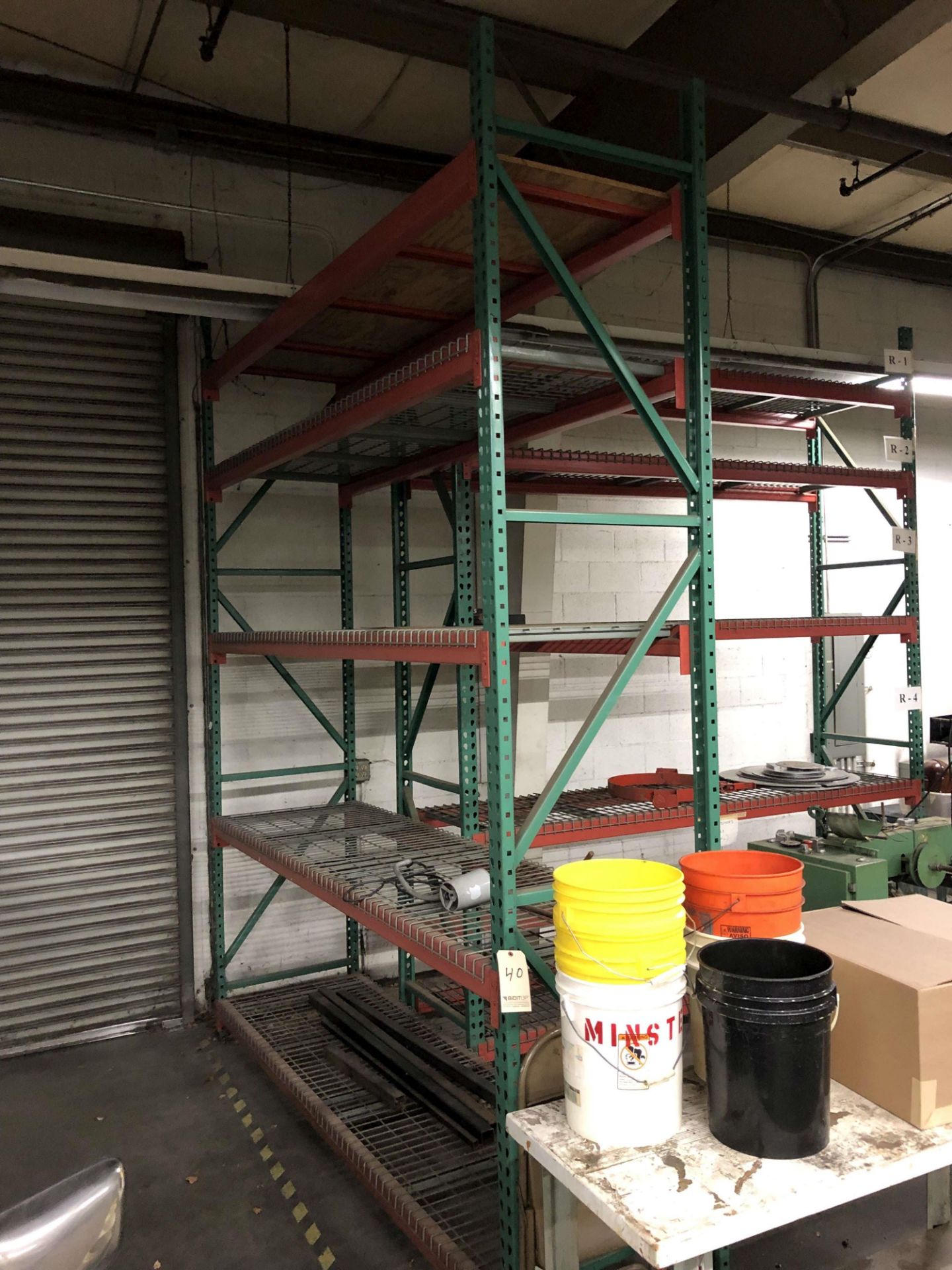 (9) Sections of Pallet Racking: (15) Uprights (12' H x 30" Deep), (90) Crossbeams (9' x 3-3/4"), Has - Image 5 of 8