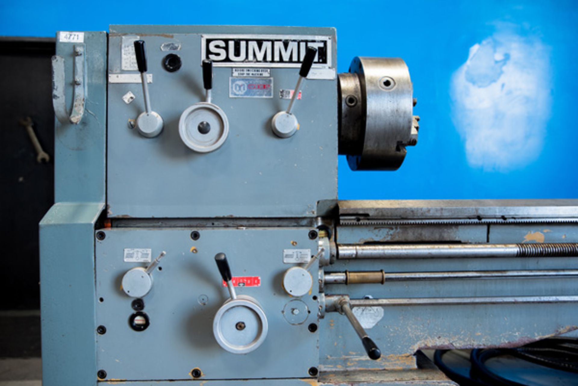 19"/27" Center x 120" Swing Summit Engine Lathe Metal Turning Machine - Located In: Huntington Park, - Image 7 of 12