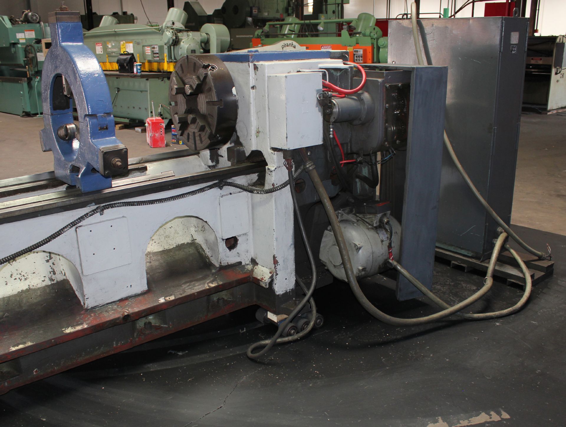 25" Swing x 144" Center Tos Engine Lathe Metal Turning Machining - Located In: Huntington Park, CA - - Image 7 of 9