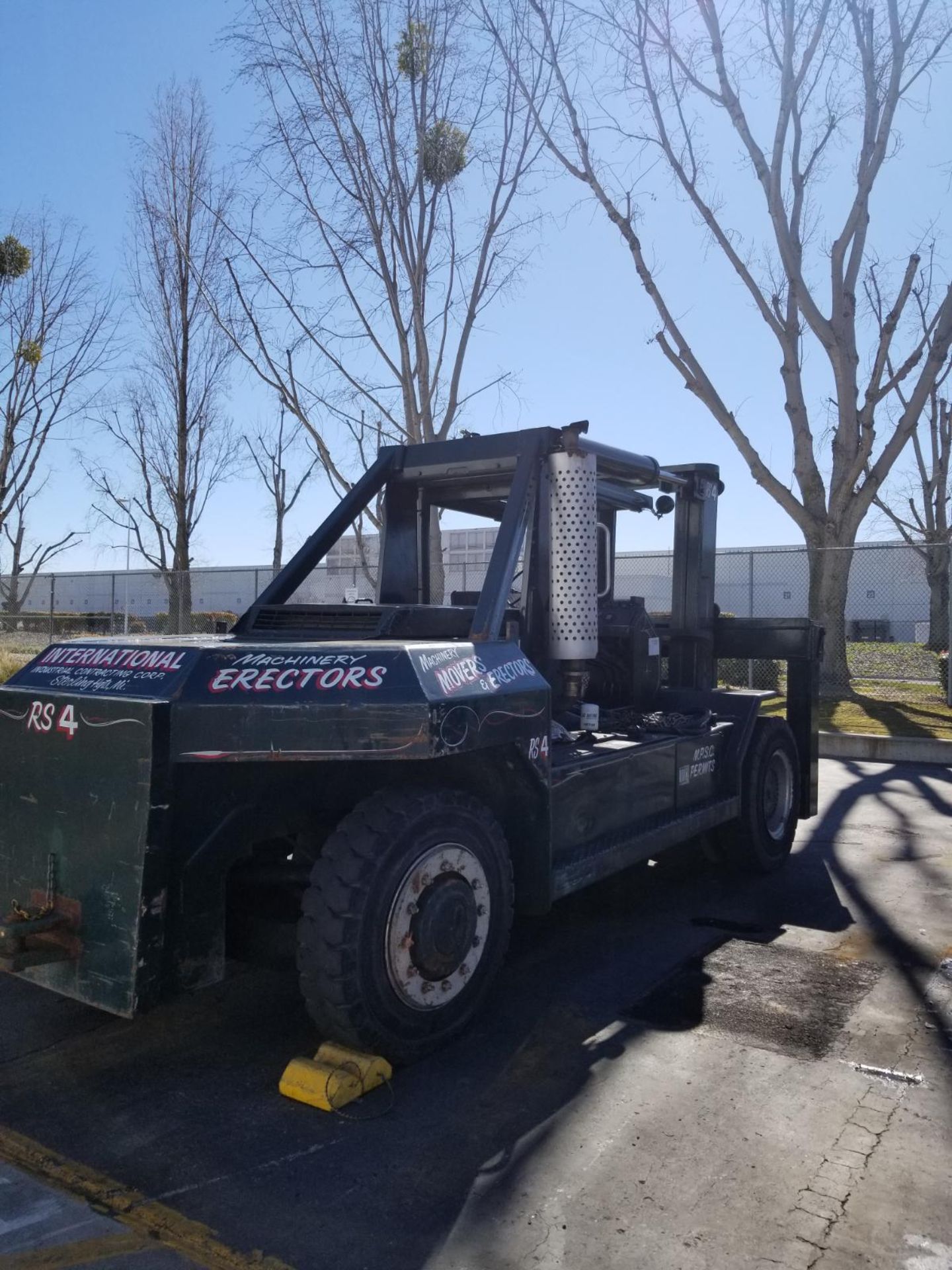 1993 Rigger Special RS80 80,000lb Diesel Forklift - Image 2 of 3