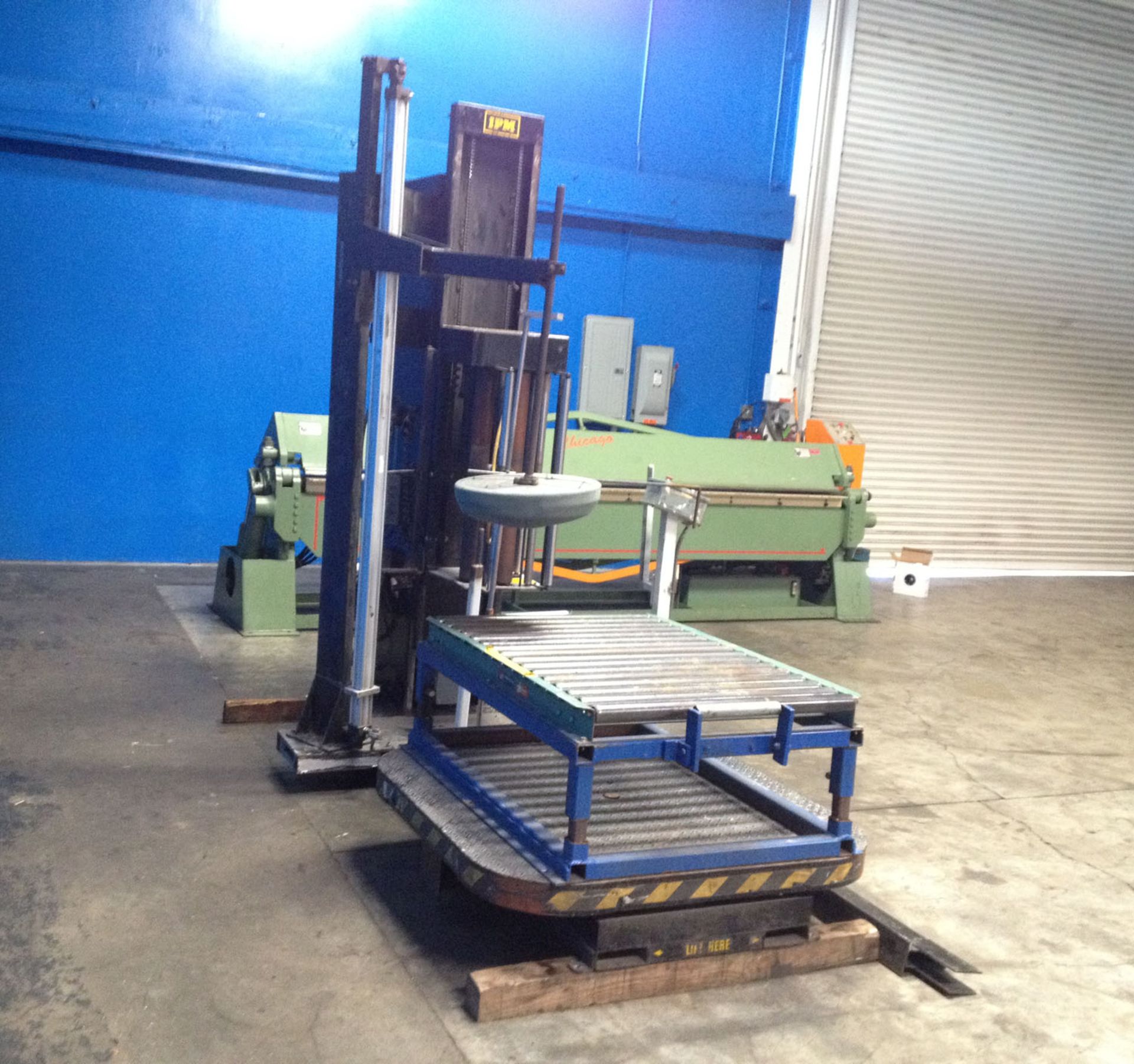IPM Rotary Table Stretch Wrapping Machine, 48" x 48", Mdl: 55 Series, Located In: Huntington Park, - Image 3 of 11