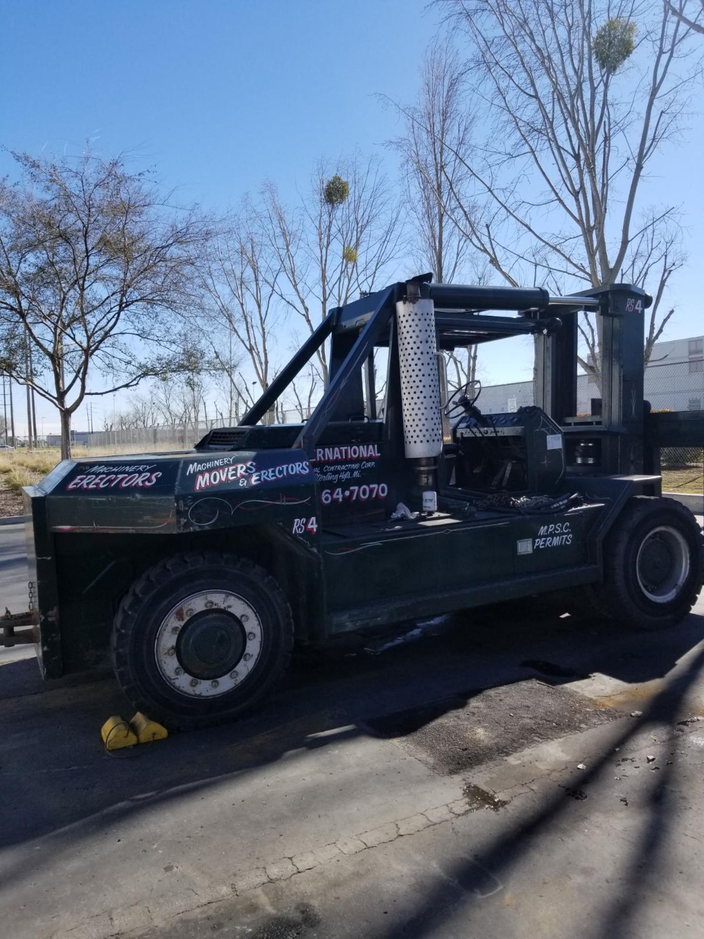 1993 Rigger Special RS80 80,000lb Diesel Forklift - Image 3 of 3