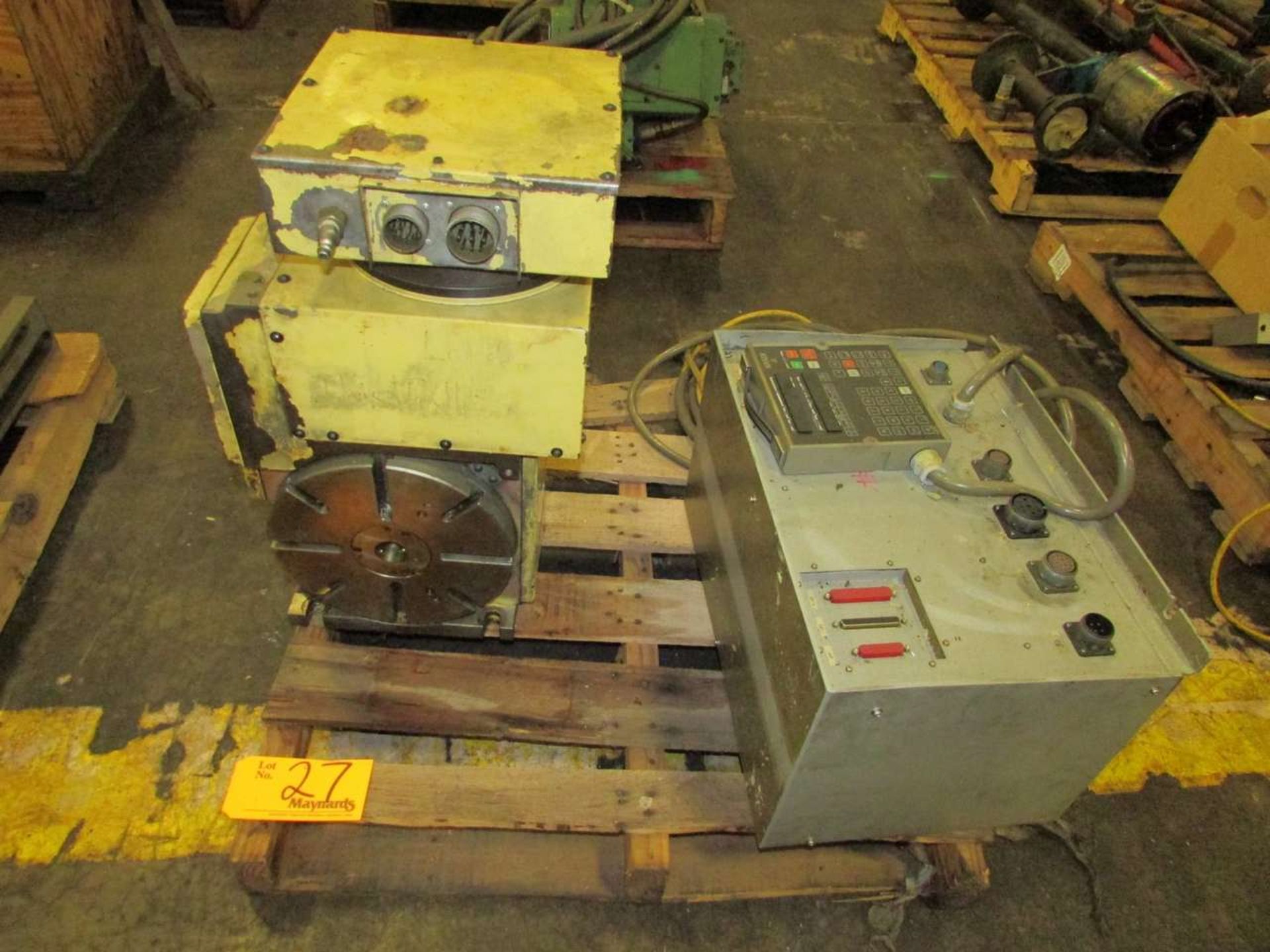 Nikken Kosakusho CNC-250T 250mm 4th Axis Rotary Table