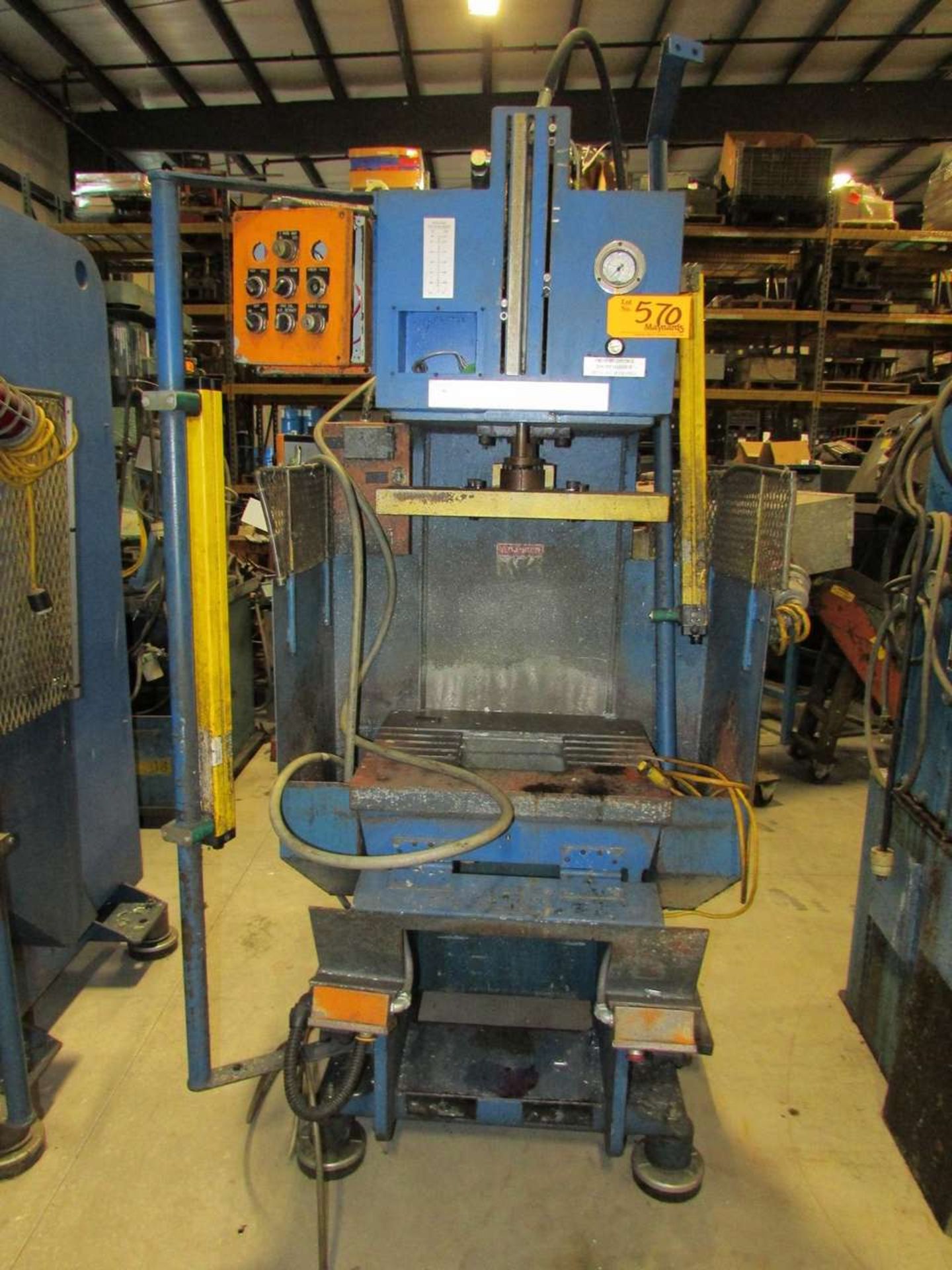 2000 Neff 12 Ton Hydraulic Gap Frame Trim Press - Image 2 of 8