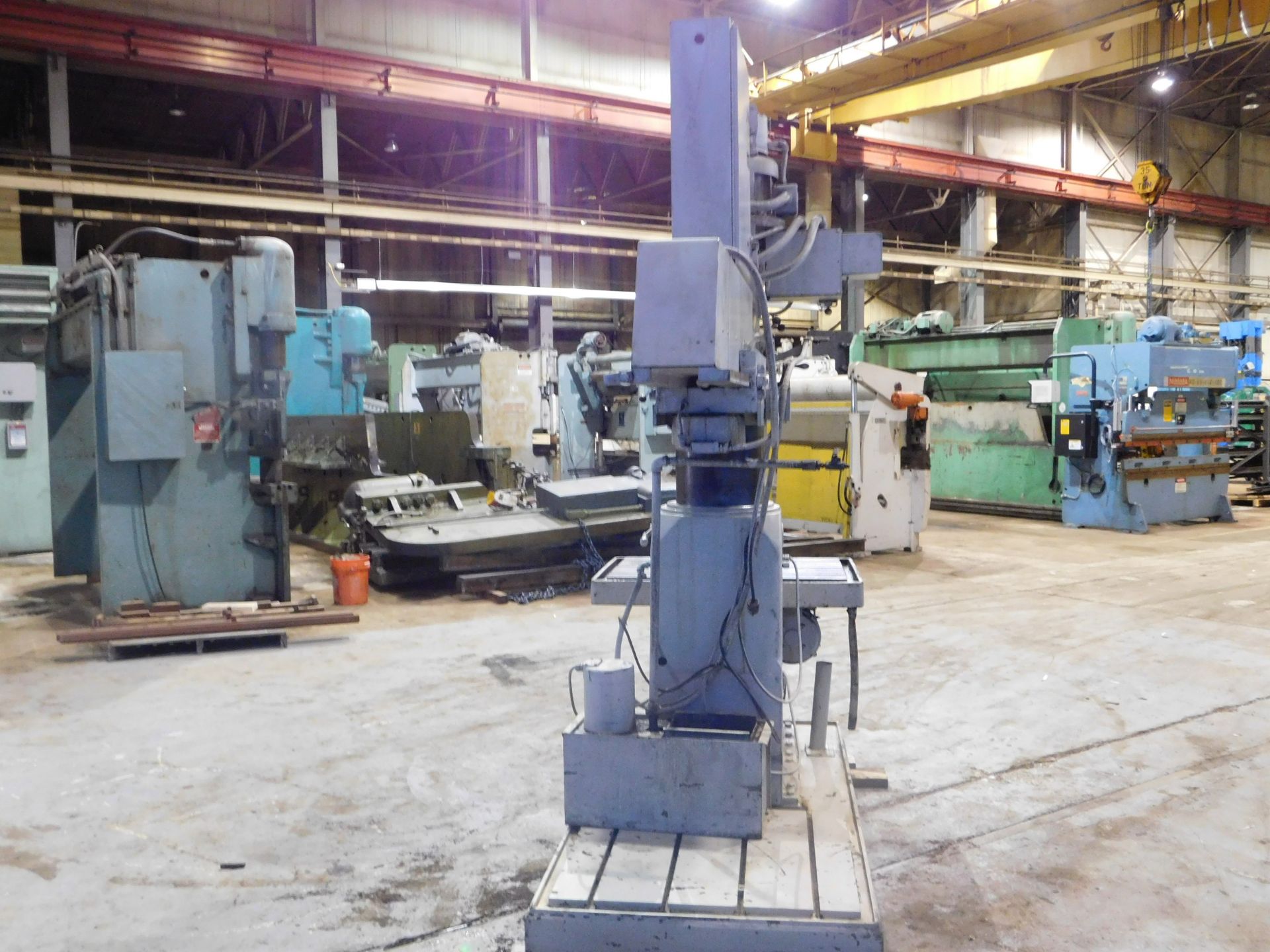 Johansson Radial Arm Drill, 3' x 11", S/N: 51621, Located In: Painesville, OH - Image 7 of 9