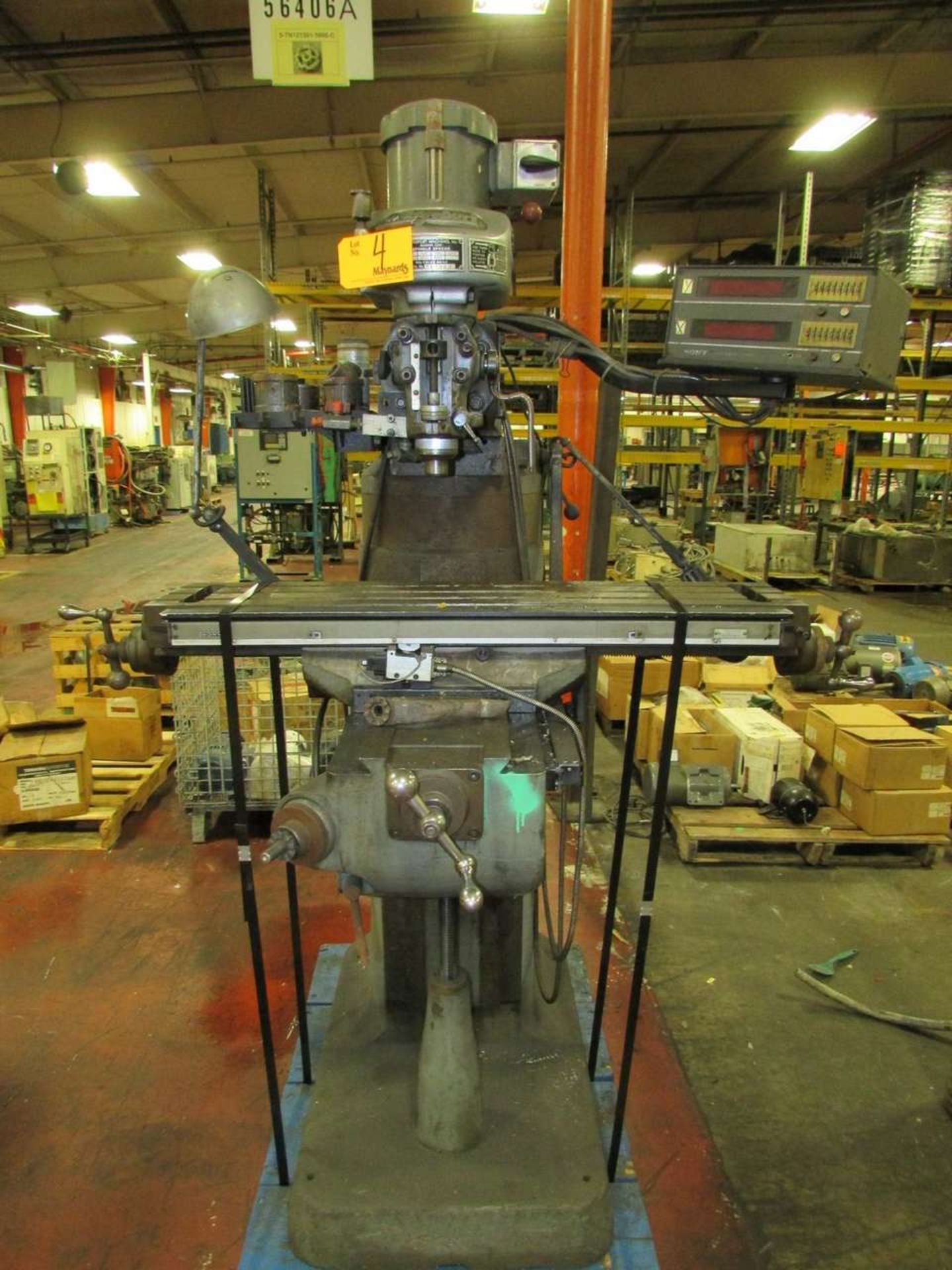 Bridgeport Vertical Milling Machine - Image 2 of 13