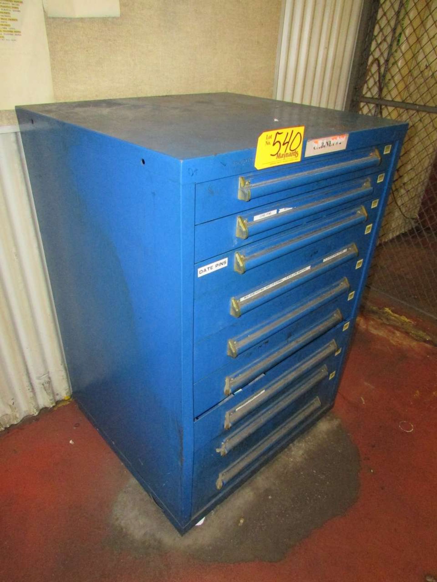 Equipto 9-Drawer Heavy Duty Parts Cabinet