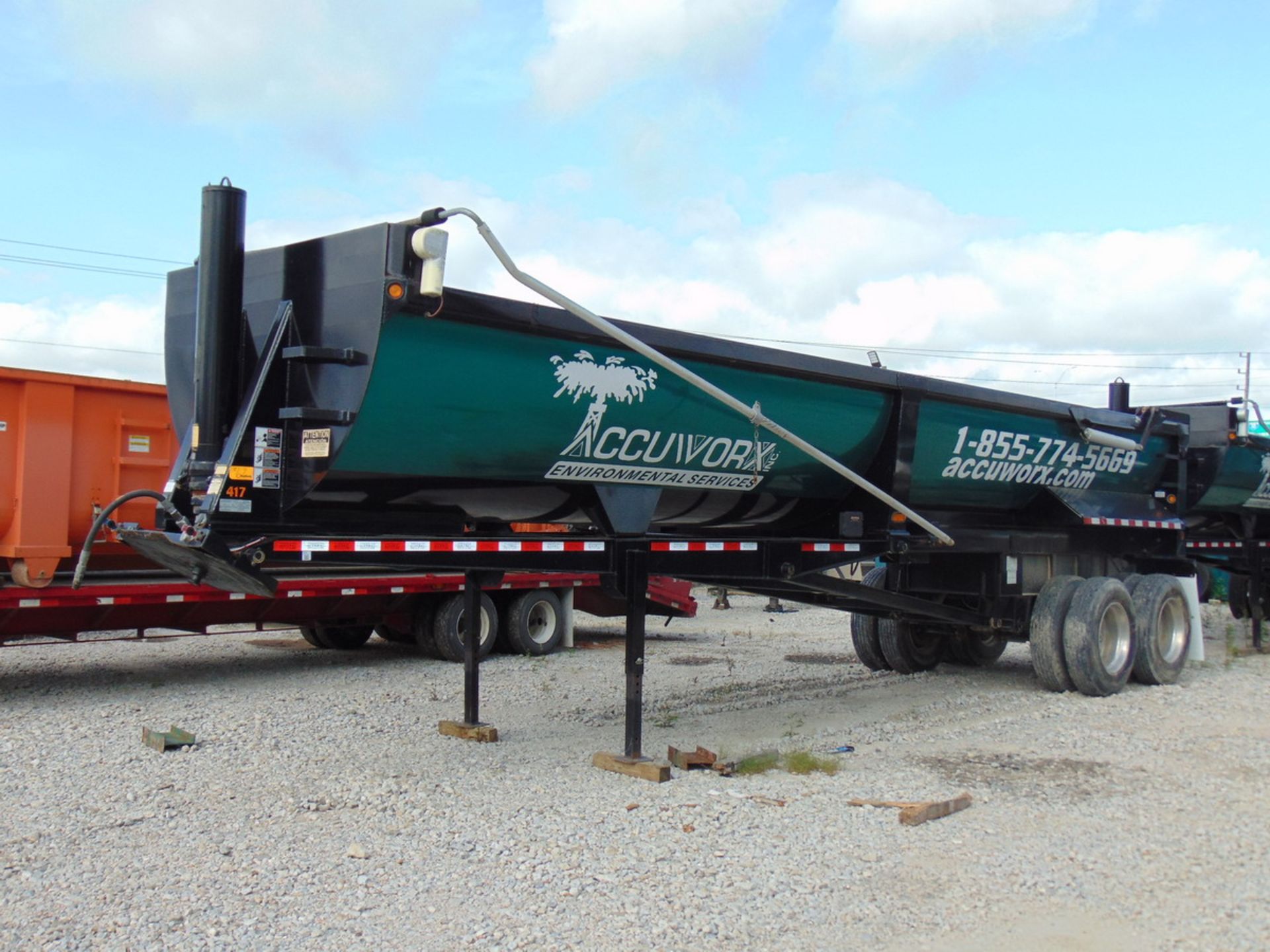 2016 CTS HRD32 T/A Frameless End Dump Trailer 32'L; w/ High Lift Gate; Vin: 5TU243225GS000192;