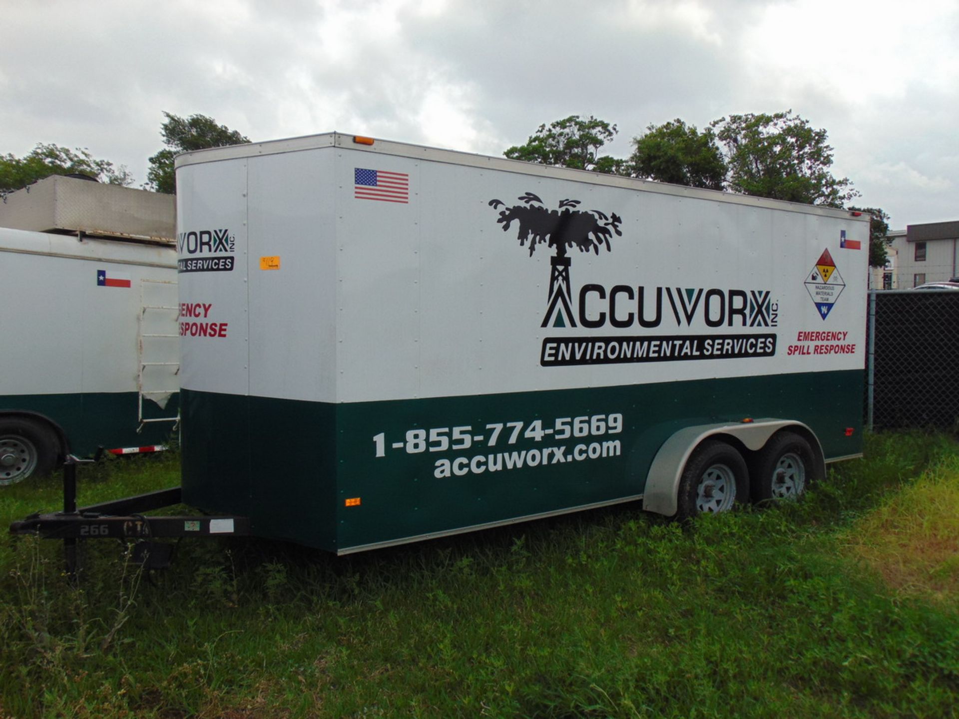 2013 Haulmark Utility 16' T/A Enclosed Cargo Trailer, Rear Ramp Door, Side Access Door, Vin: