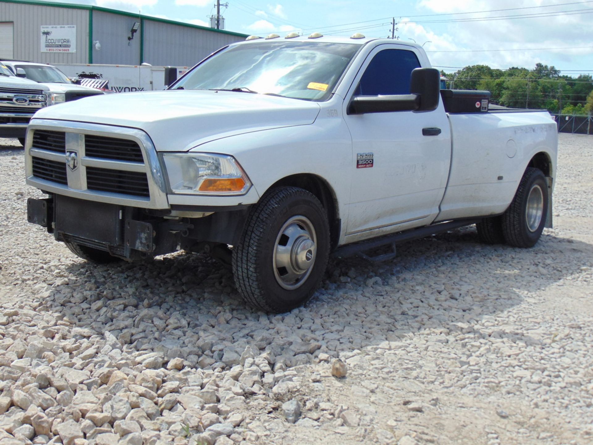 2012 Dodge Ram 3500 Heavy Duty Dually Diesel Pickup Truck, RKI Tool Box, Miles: 126,141 ; 6.7L