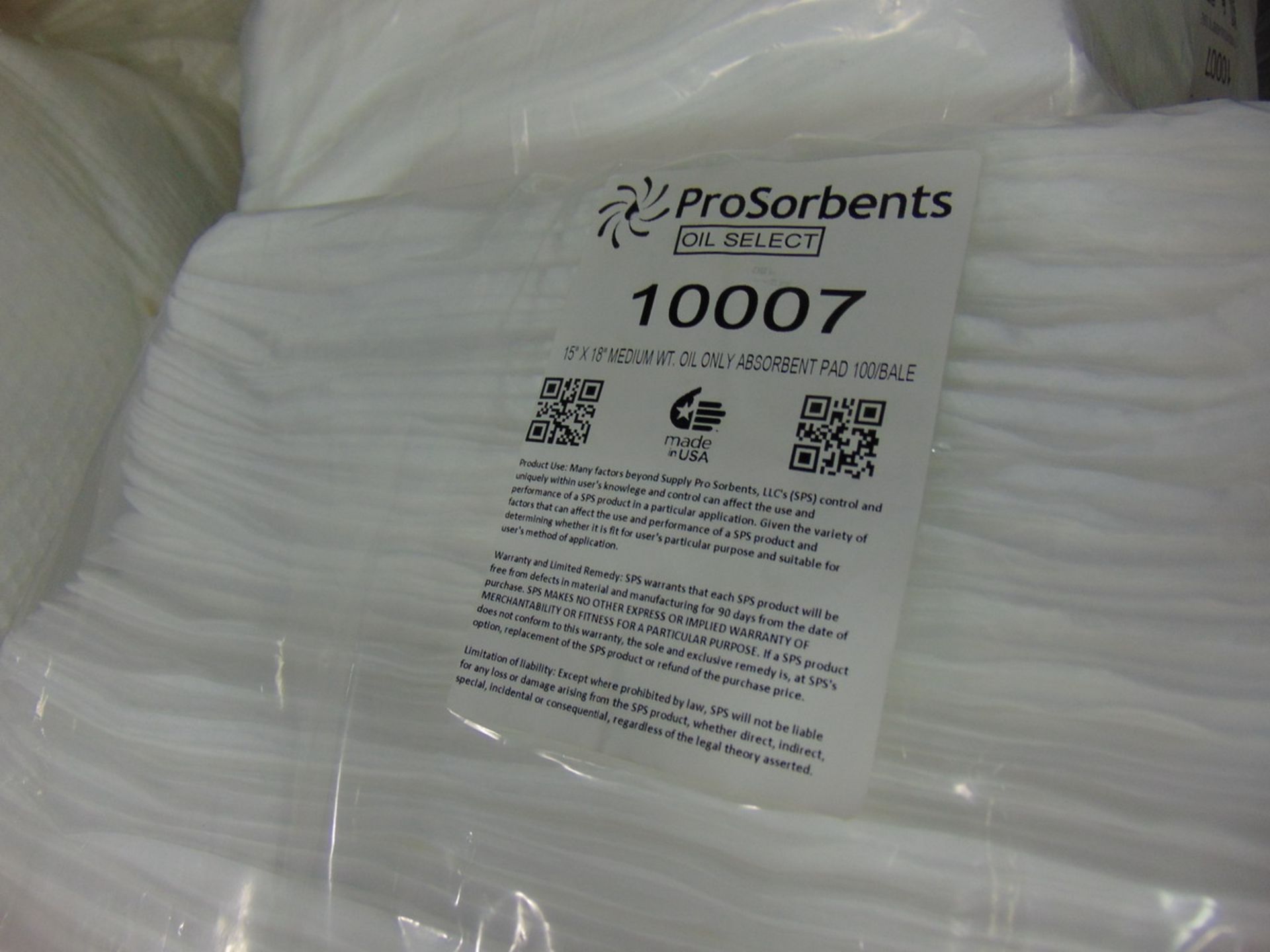 (5) Pallets Of Various Absorbent Pads 15"""" X 18"""" Heavy & Medium Weight - Image 5 of 5