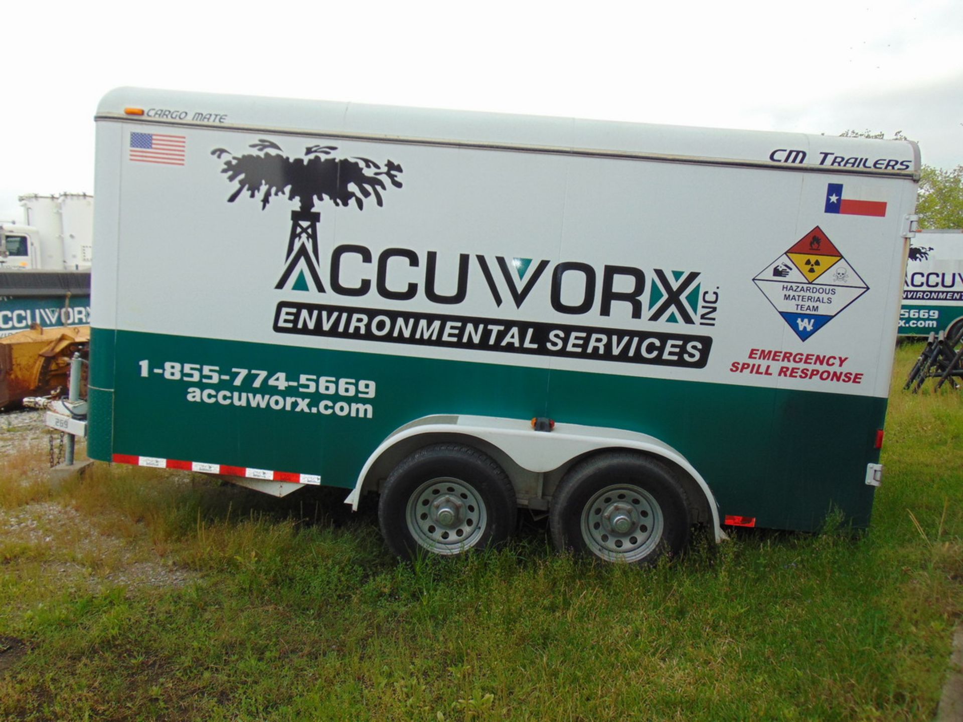 2012 CM Trailers CMC5240 Cargo Mate T/A Enclosed Cargo Trailer, Side Door Access, 13'6"L, Vin: - Image 3 of 7