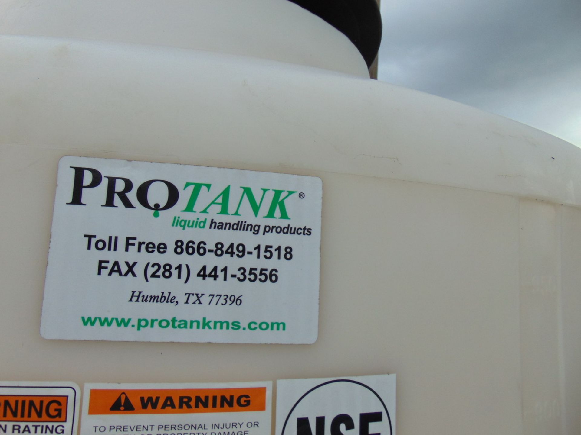 Pro Tank Water Storage Tank 1,000 gal Cap. - Image 3 of 3