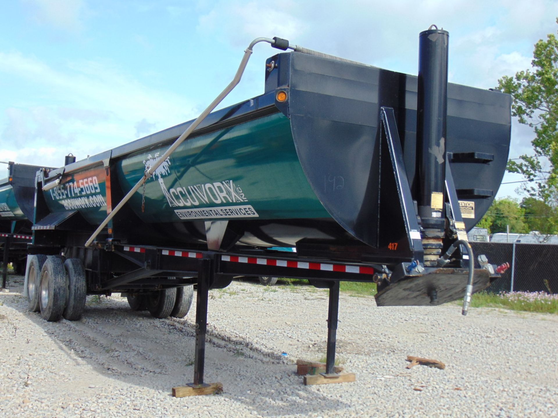 2016 CTS HRD32 T/A Frameless End Dump Trailer 32'L; w/ High Lift Gate; Vin: 5TU243225GS000192; - Image 2 of 7