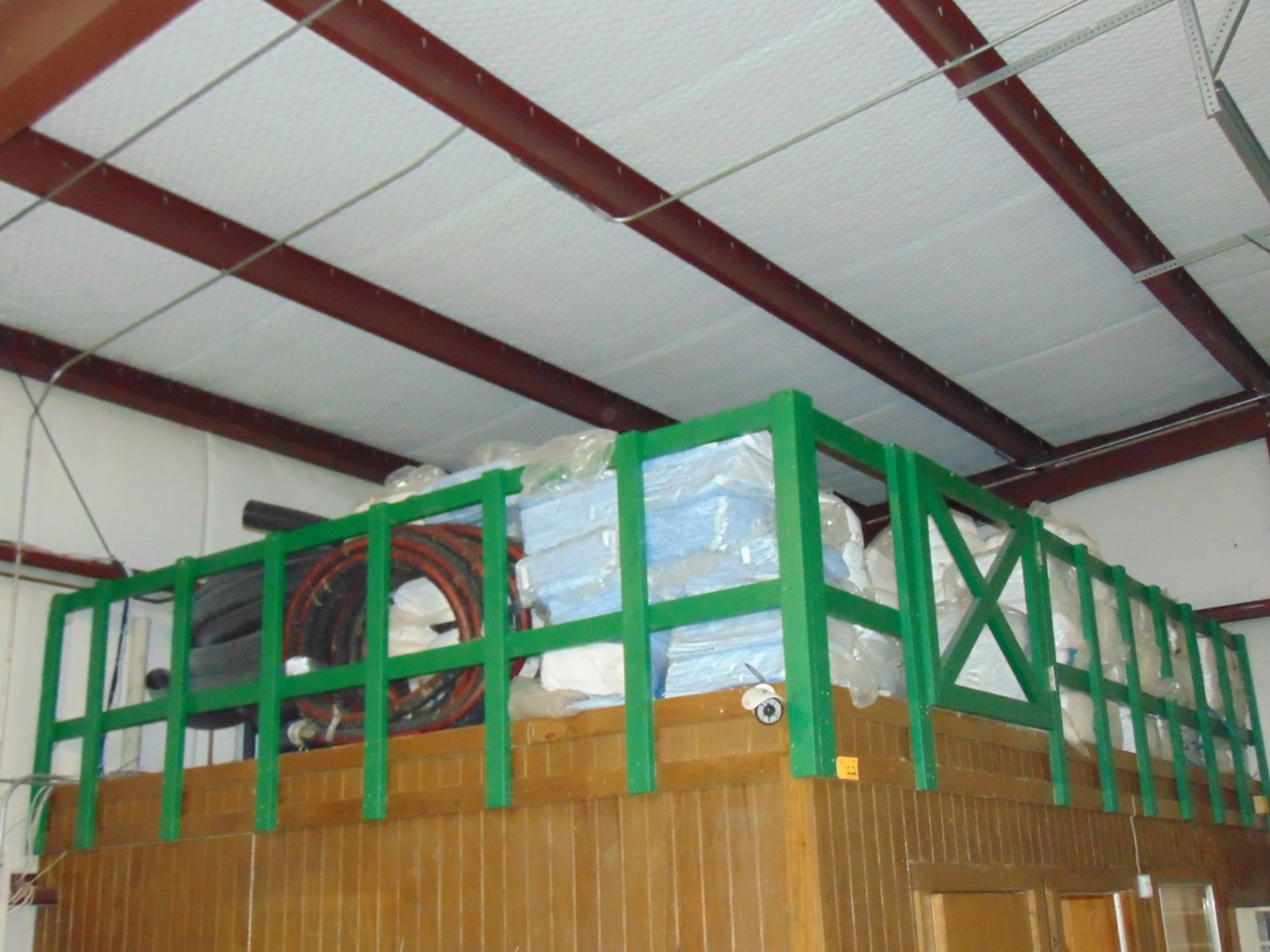Mezzanine Lot Of Hazardous Oil Spill Material To Include But Not Limited To: Absorbent Swipes, Pads,