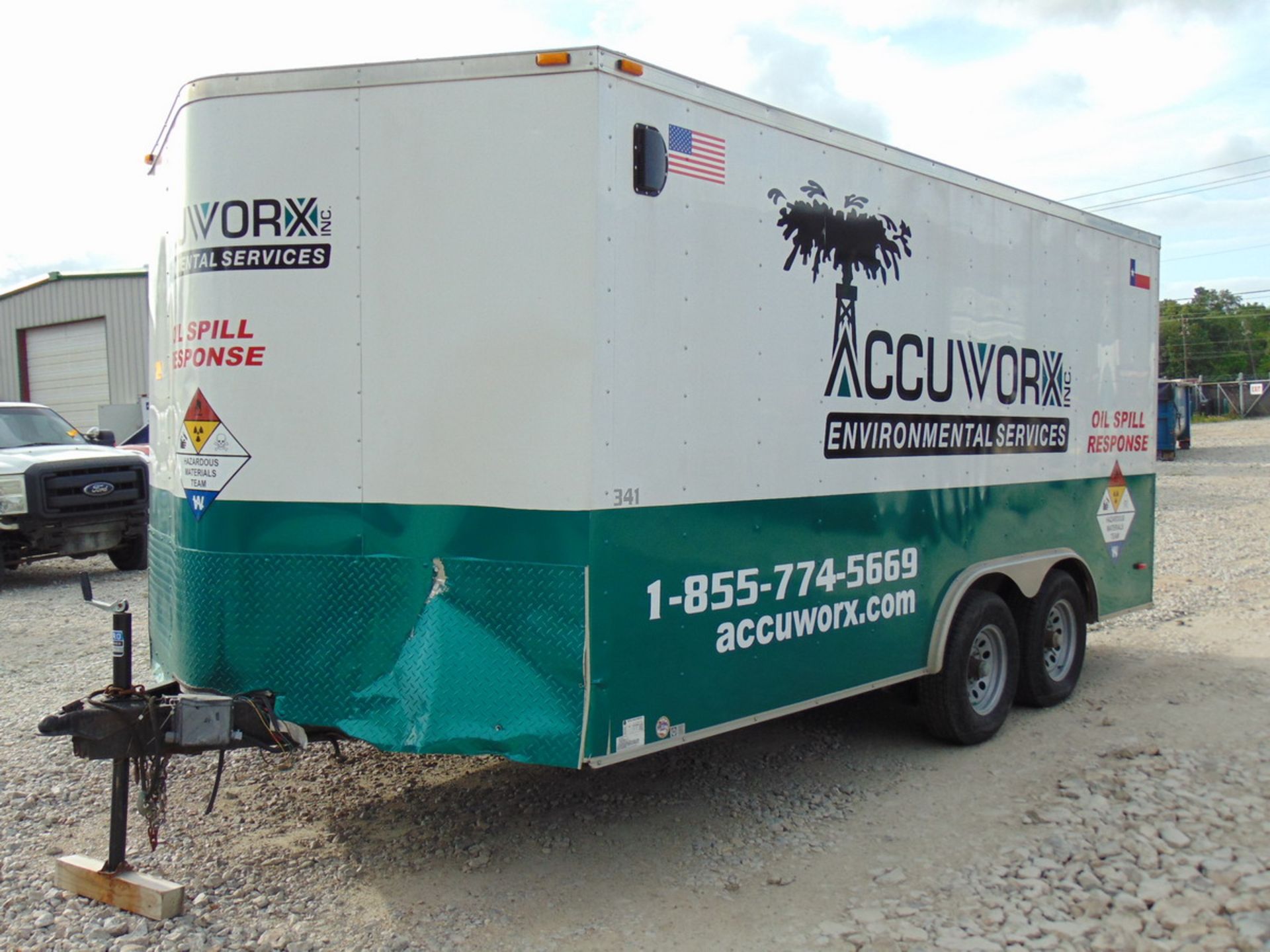 2014 Well FT85164 T/A Enclosed Cargo Trailer, Rear Ramp Door, Side Access Door, Vin: - Image 2 of 9