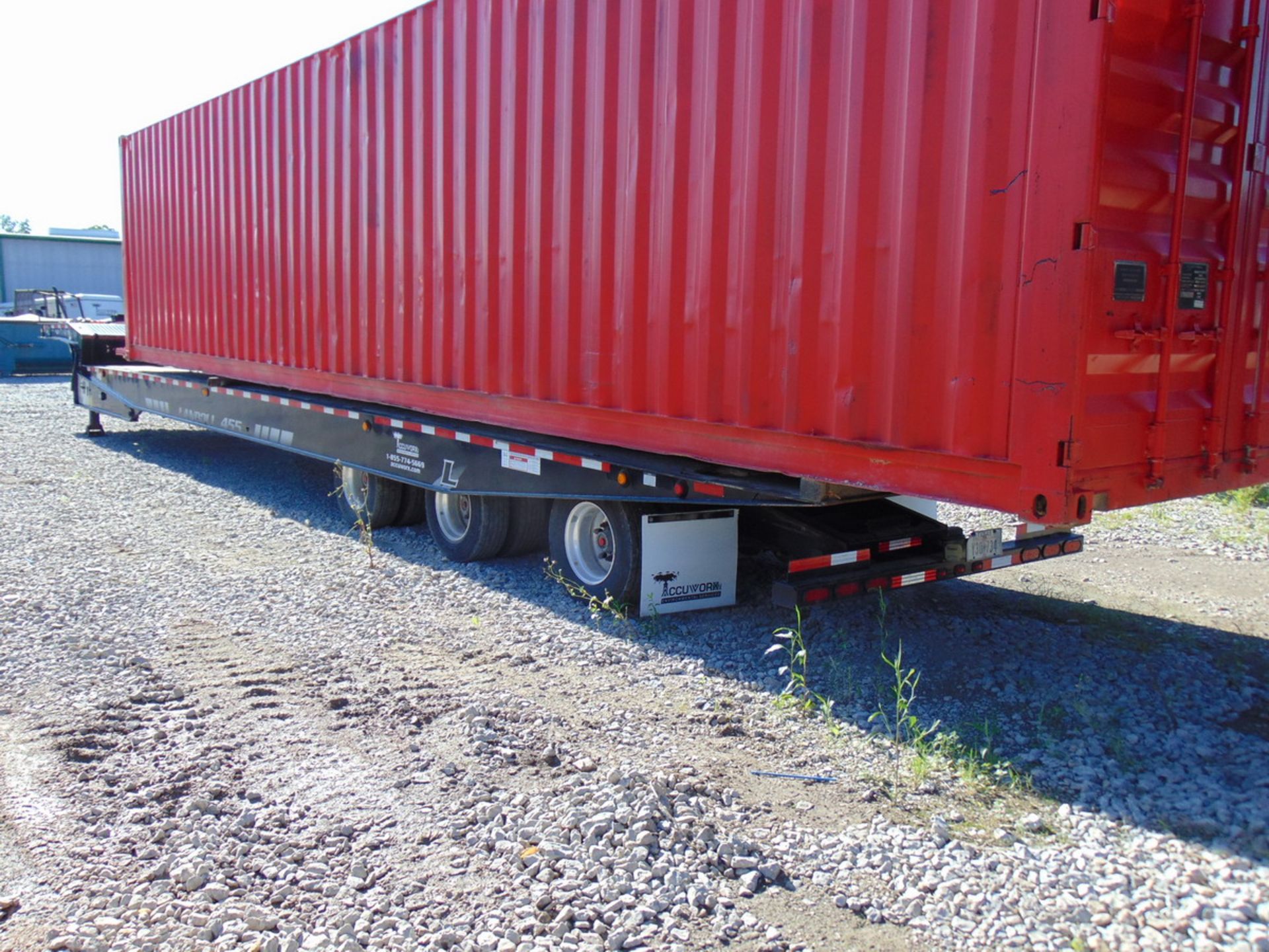 2014 Landoll 455 53' Tri/A Traveling Axle Trailer Air Ride Suspension, GVWR = 132,800 Lbs., Vin: - Image 5 of 10