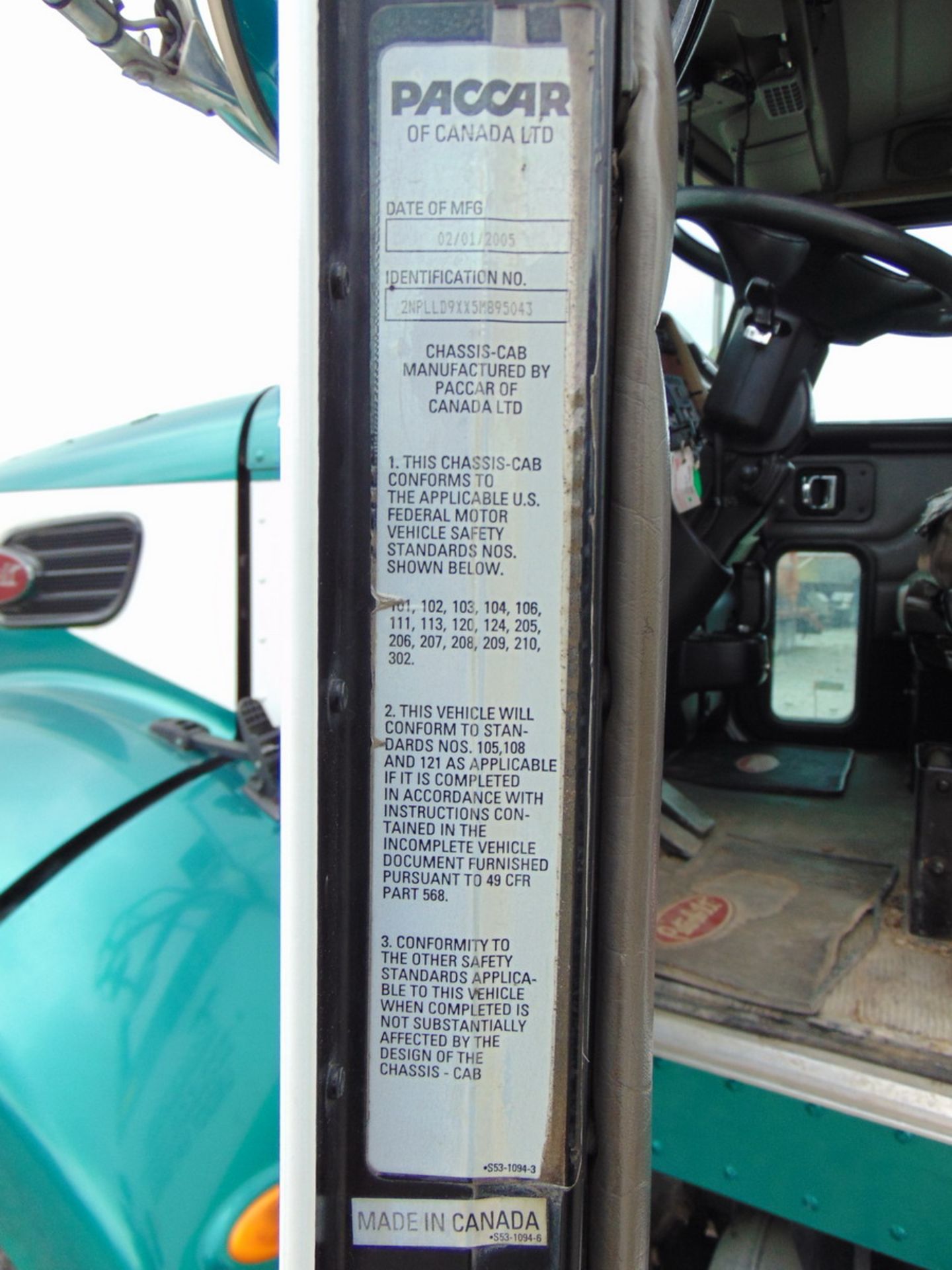 2005 Peterbilt 335 T/A Vacuum Truck Miles: 280,750; Petro-Steel 3,400 Gallon Tank Capacity, CAT - Image 17 of 17