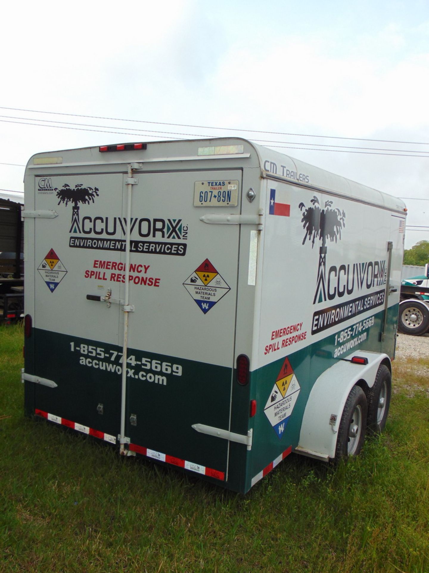 2012 CM Trailers CMC5240 Cargo Mate T/A Enclosed Cargo Trailer, Side Door Access, 13'6"L, Vin: - Image 4 of 7