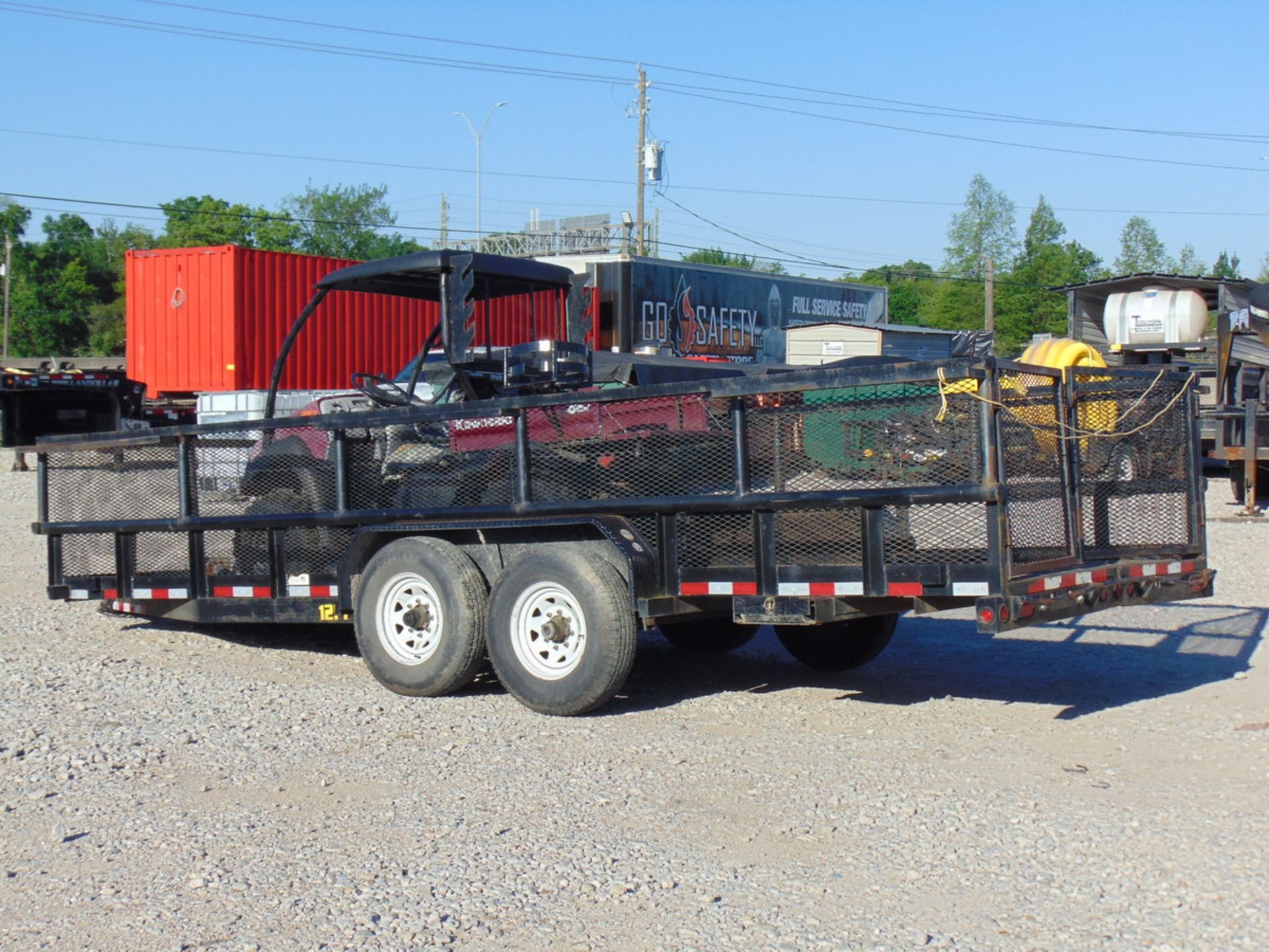 2014 Big Tex 12PI-20BK 20' T/A Utility Trailer Vin: 16VPX2022E2342394 (Kawasaki NOT INCLUDED) - Image 3 of 6