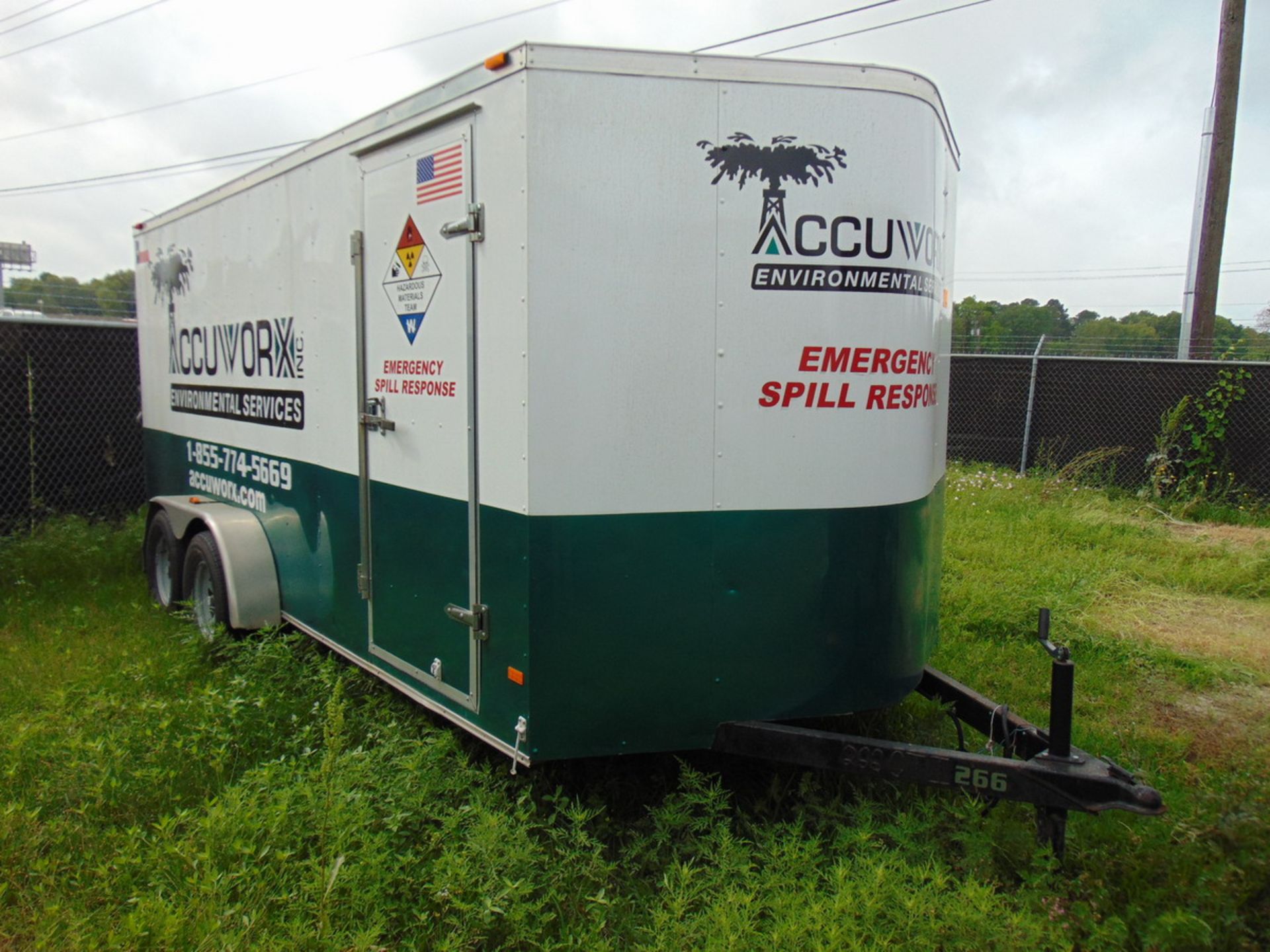 2013 Haulmark Utility 16' T/A Enclosed Cargo Trailer, Rear Ramp Door, Side Access Door, Vin: - Image 2 of 7