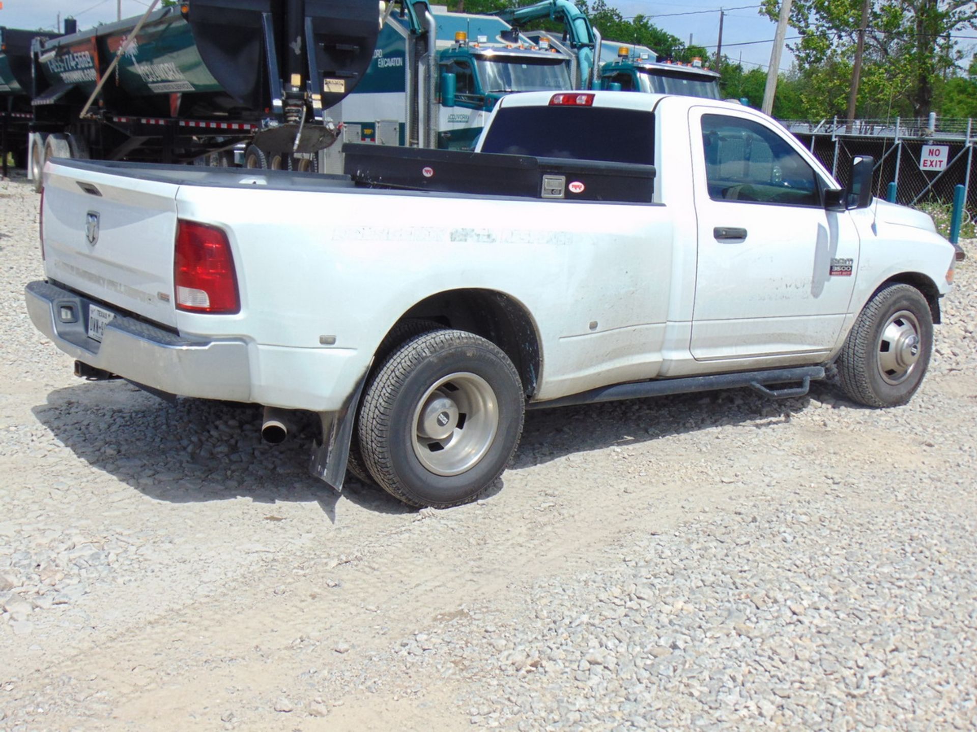 2012 Dodge Ram 3500 Heavy Duty Dually Diesel Pickup Truck, RKI Tool Box, Miles: 126,141 ; 6.7L - Image 3 of 14