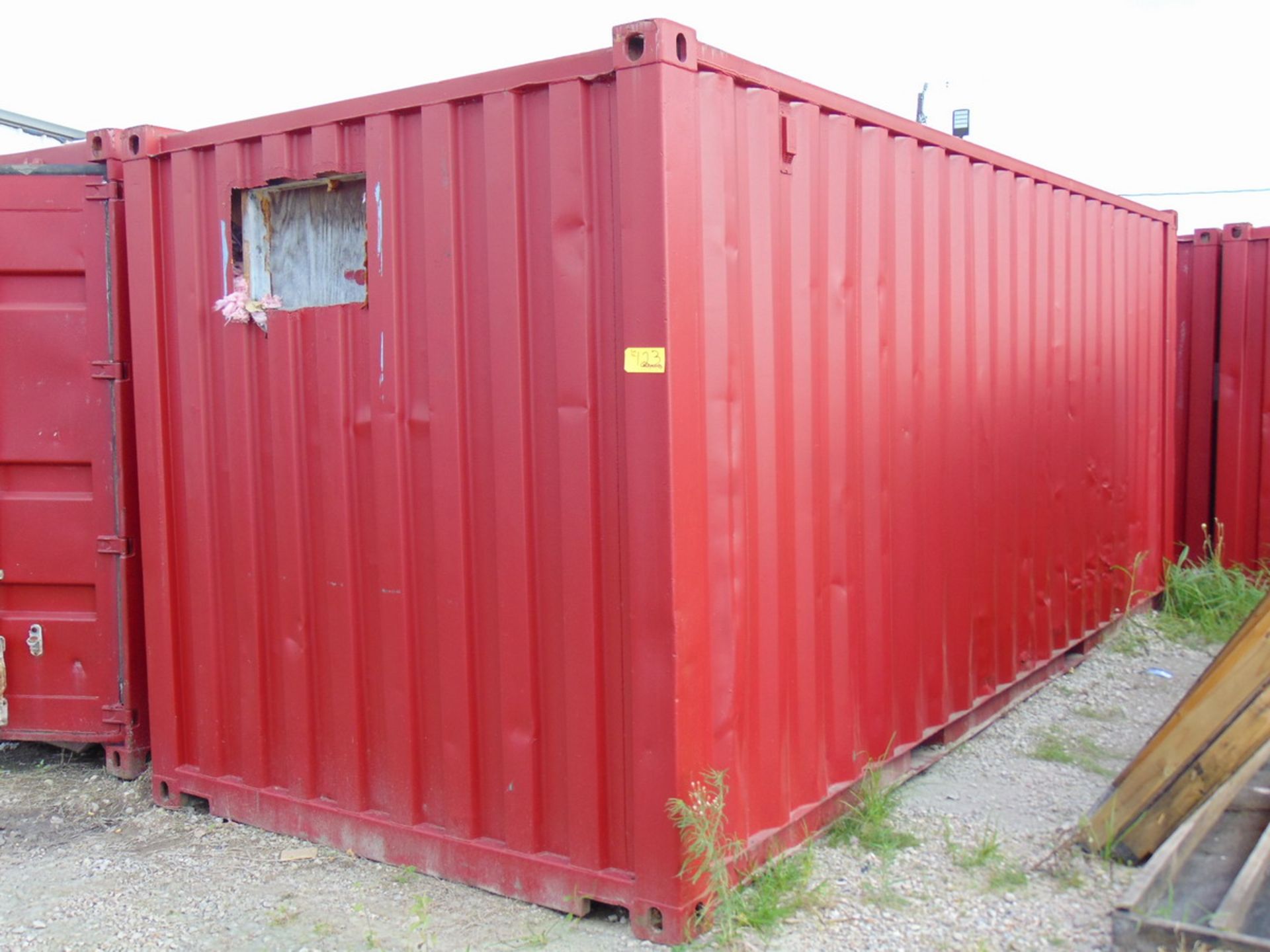 2002 Shower Accommodation Container 20' X 8', w/ (5) Showers