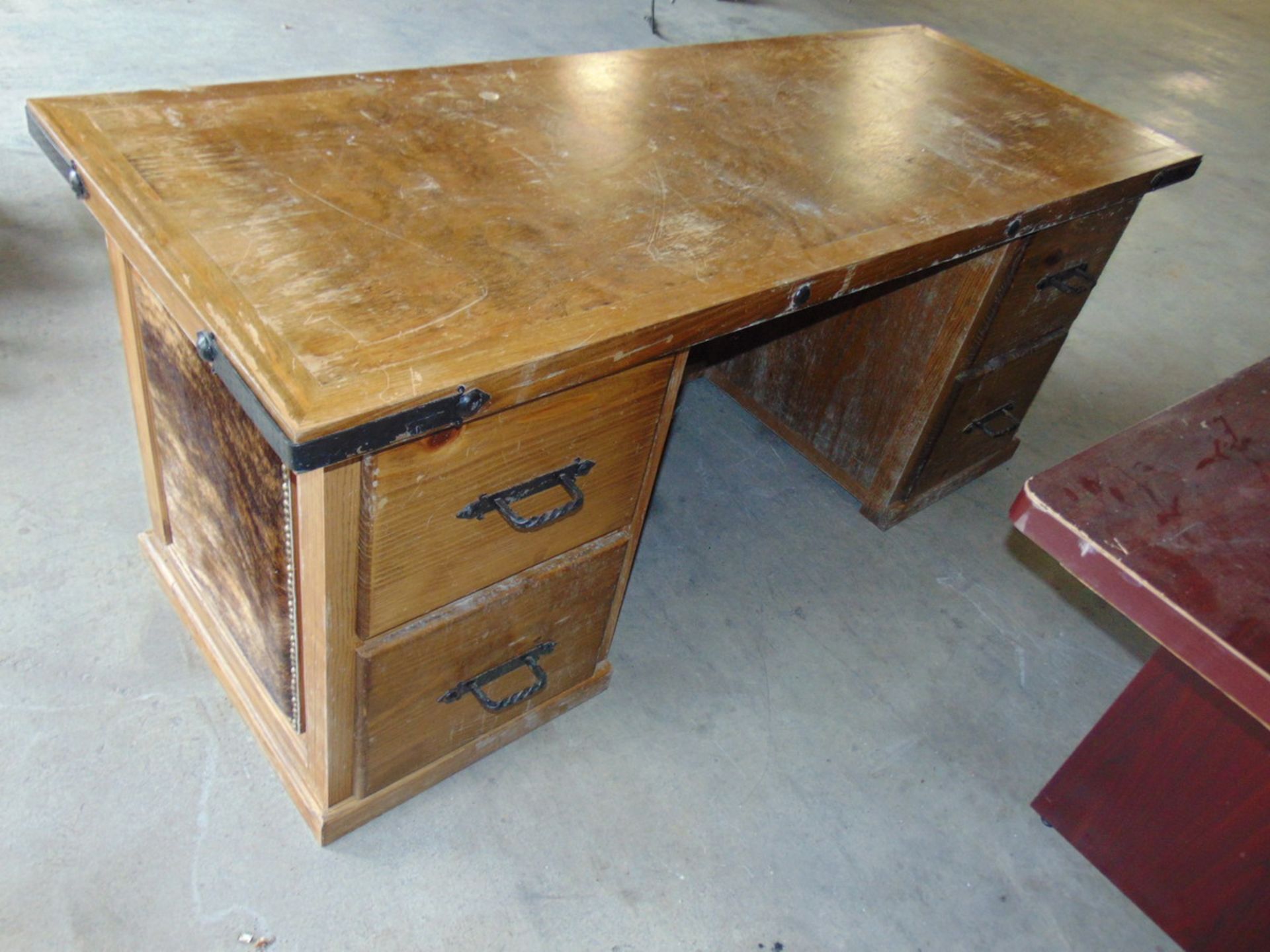 Office Contents To Include But Not Limited To: (2) 4-Drawer Wood Desks, 72" X 28" X 31"H; (4) TV - Image 8 of 14