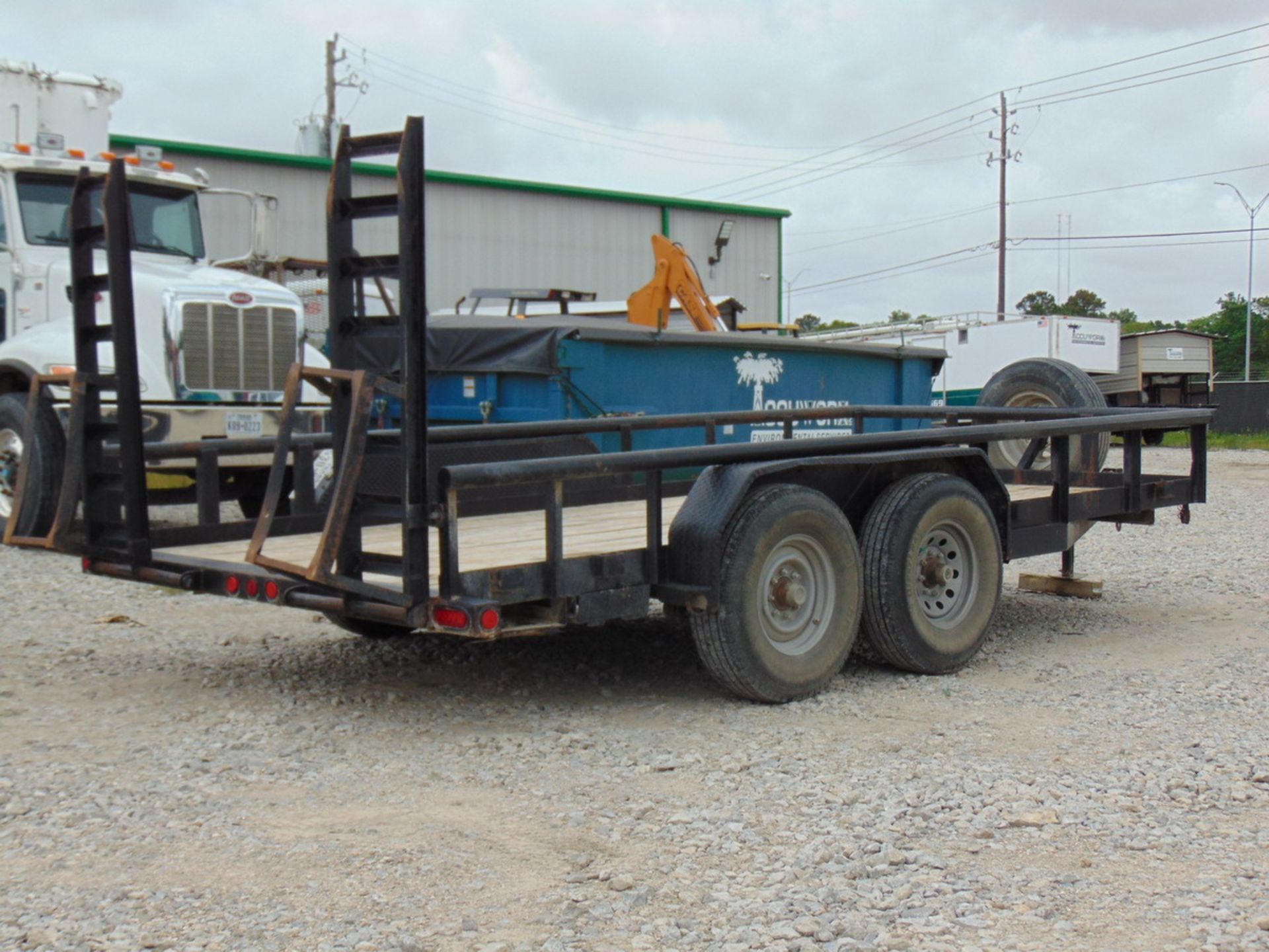 2012 PJ Utility 16' T/A Trailer, Flip Over Ramps, Wood Deck, Vin: 4P5P81629C1170416 - Image 3 of 6