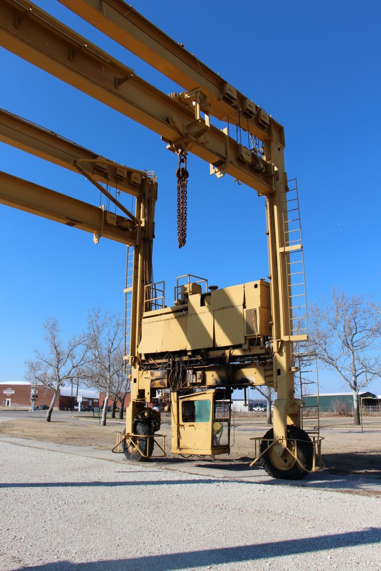 40 Ton Drott/Mi-Jack Straddle Mobile Gantry Crane, S/N 5032, 40 Ton Main Hoist, 40' Bridge Span - - Bild 3 aus 10