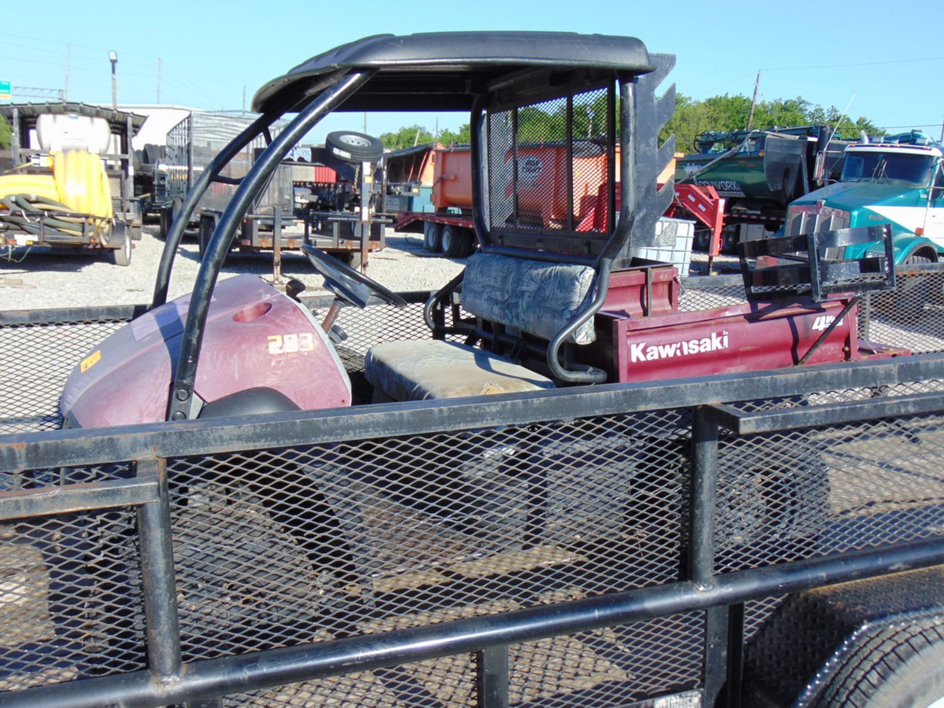 2011 Kawasaki Mule 610 ATV Hrs.: 2,730 ; Vin: JK1AFEA13CB557656, (Trailer NOT INCLUDED) - Image 5 of 7