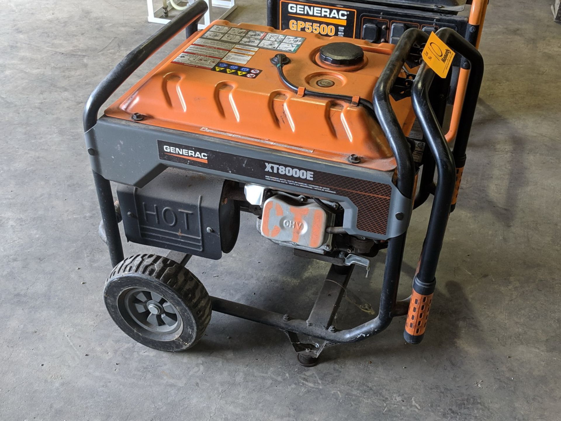 Generac XT8000E Generator 120/240V, 66.6/33.3A, 8000W S/N 9072888 - Image 2 of 4