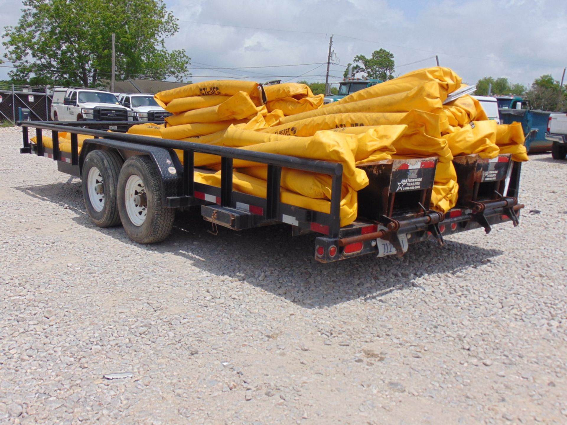 2015 Big Tex 12PI-20BK 20' T/A Pipe Top Utility Trailer, Fold Out Ramps, Vin: 16VPX2021F2017981 ( - Image 4 of 7