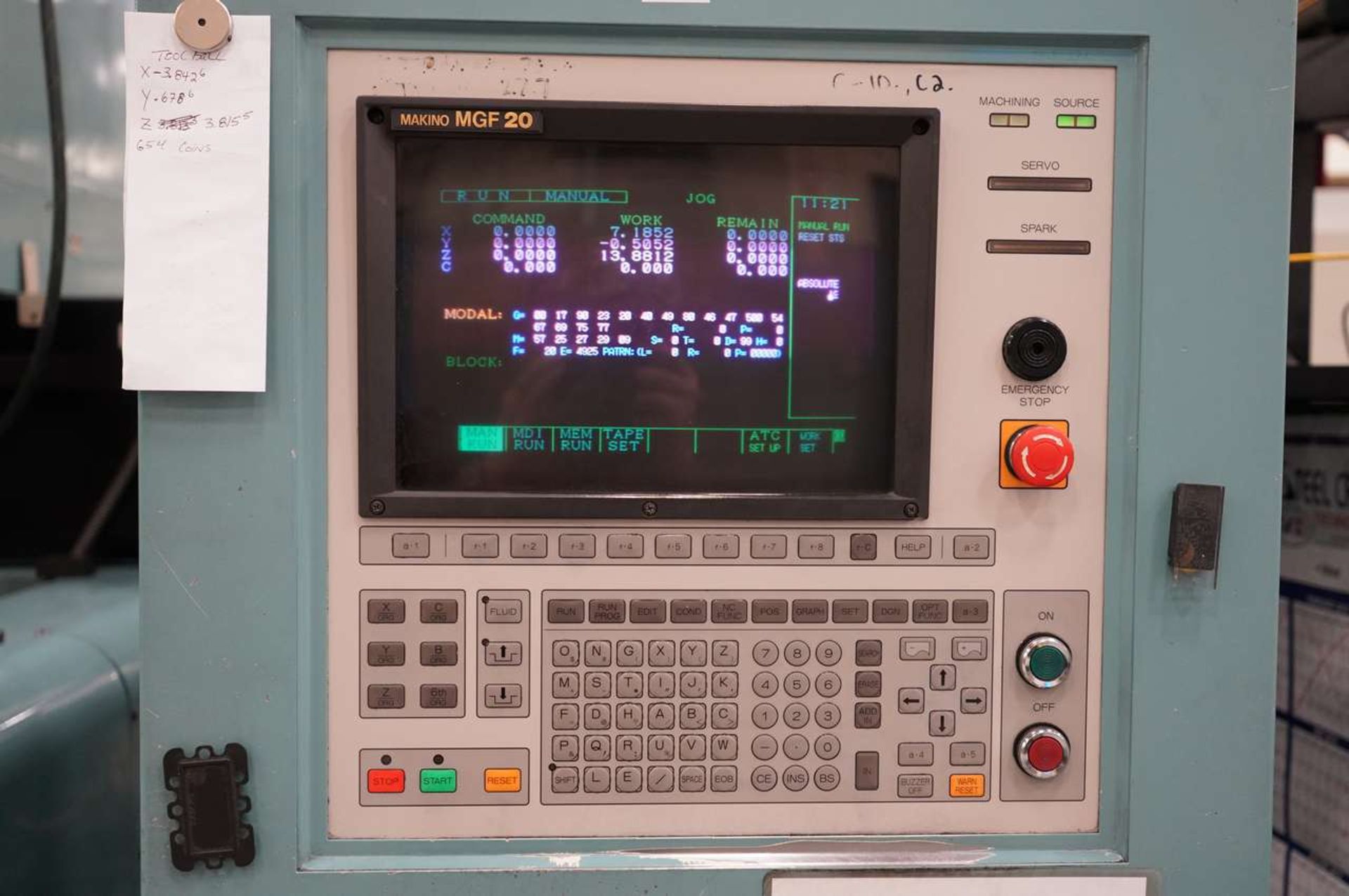 1997 LeBlond Makino EDNC207 Electrical Discharge Machine - Image 8 of 14