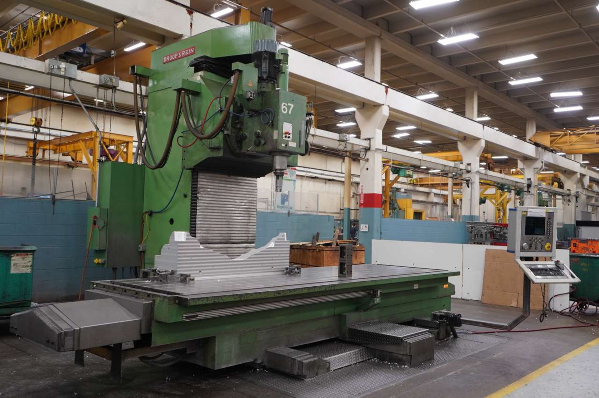 1989 Droop & Rein FSM1406D30KA CNC Vertical Milling Machine - Image 3 of 18