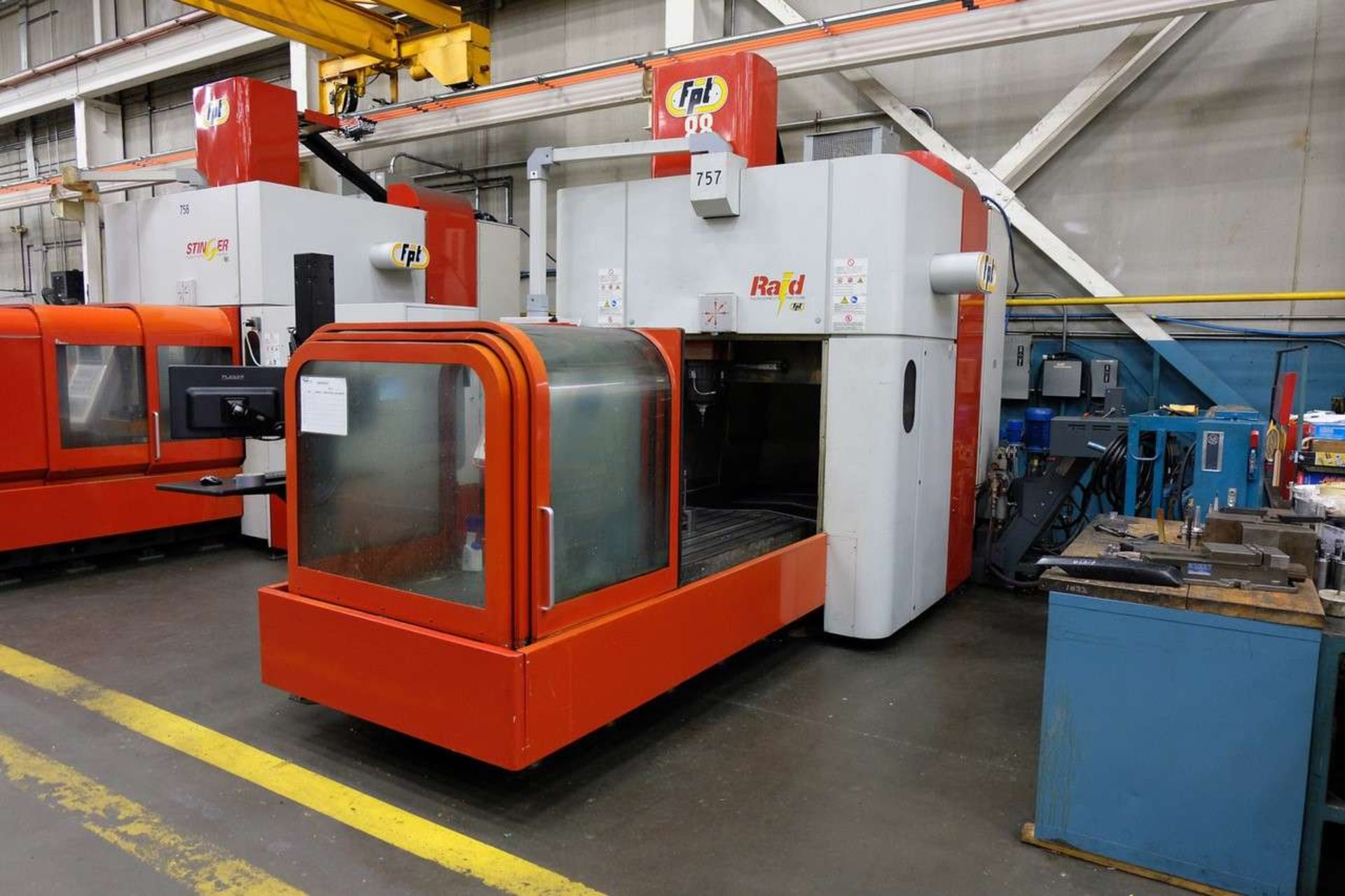 2004 FPT Raid 3-Axis High Speed Dual Column CNC Vertical Milling Machine - Image 2 of 2