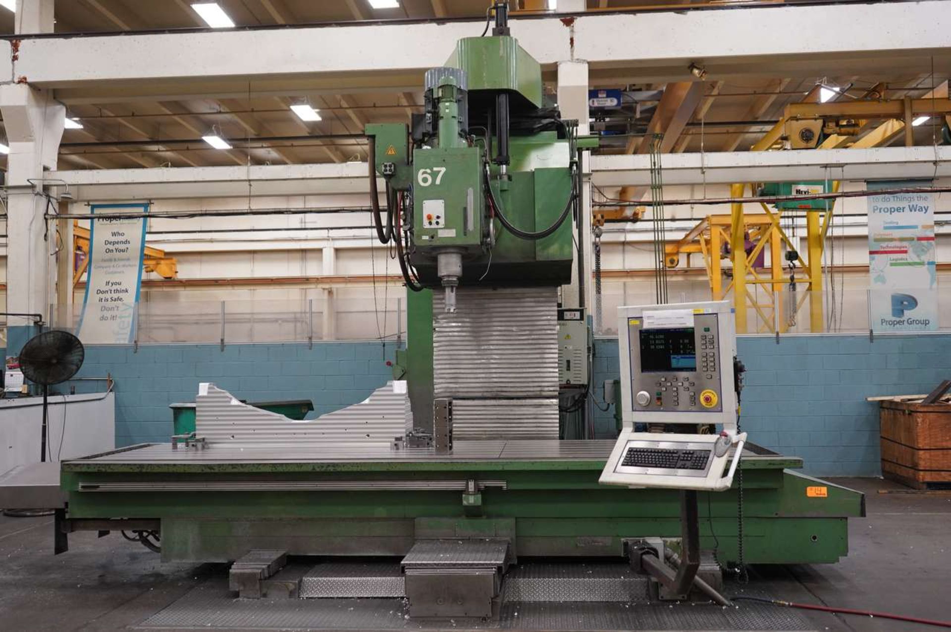 1989 Droop & Rein FSM1406D30KA CNC Vertical Milling Machine