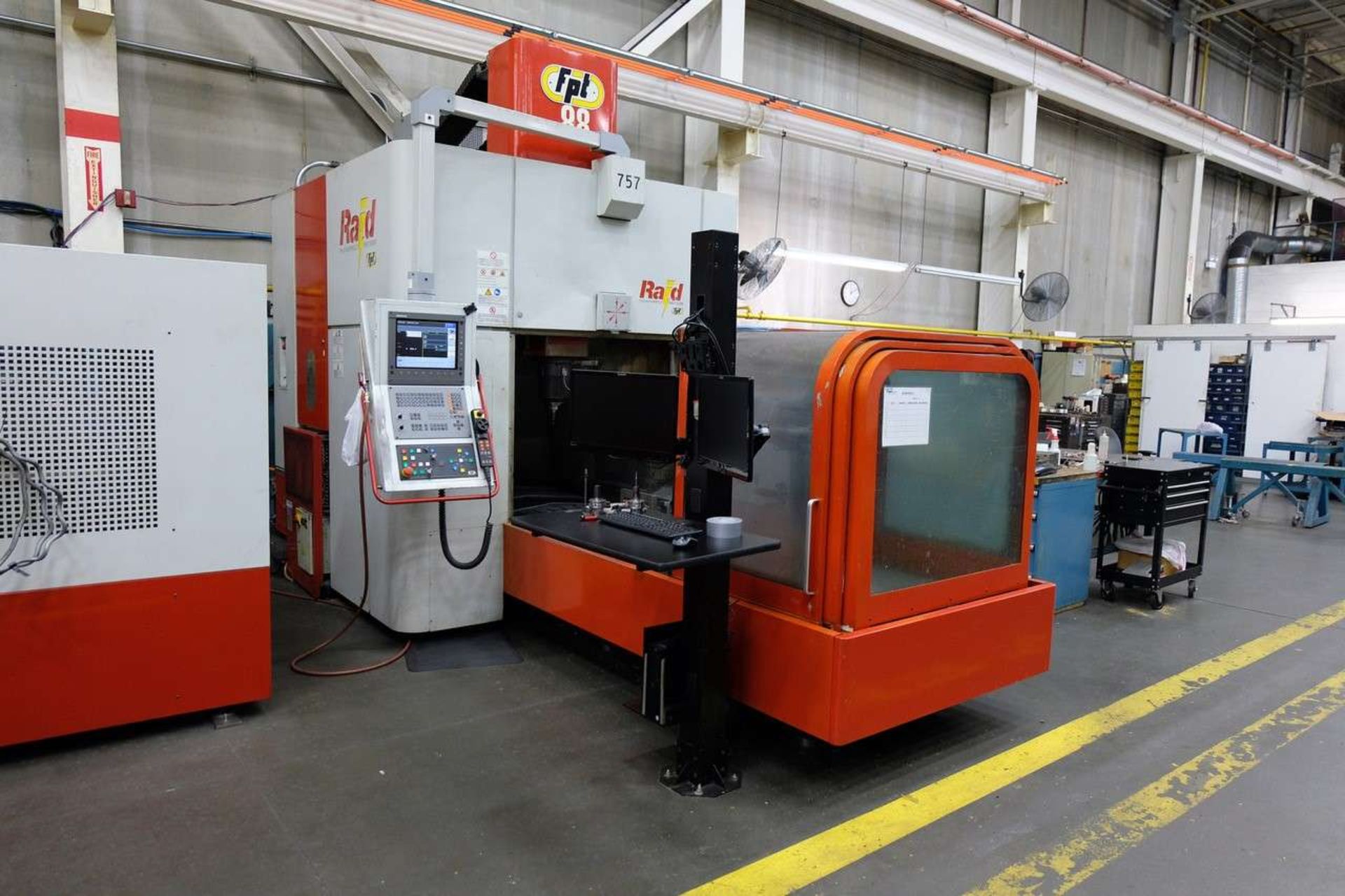 2004 FPT Raid 3-Axis High Speed Dual Column CNC Vertical Milling Machine