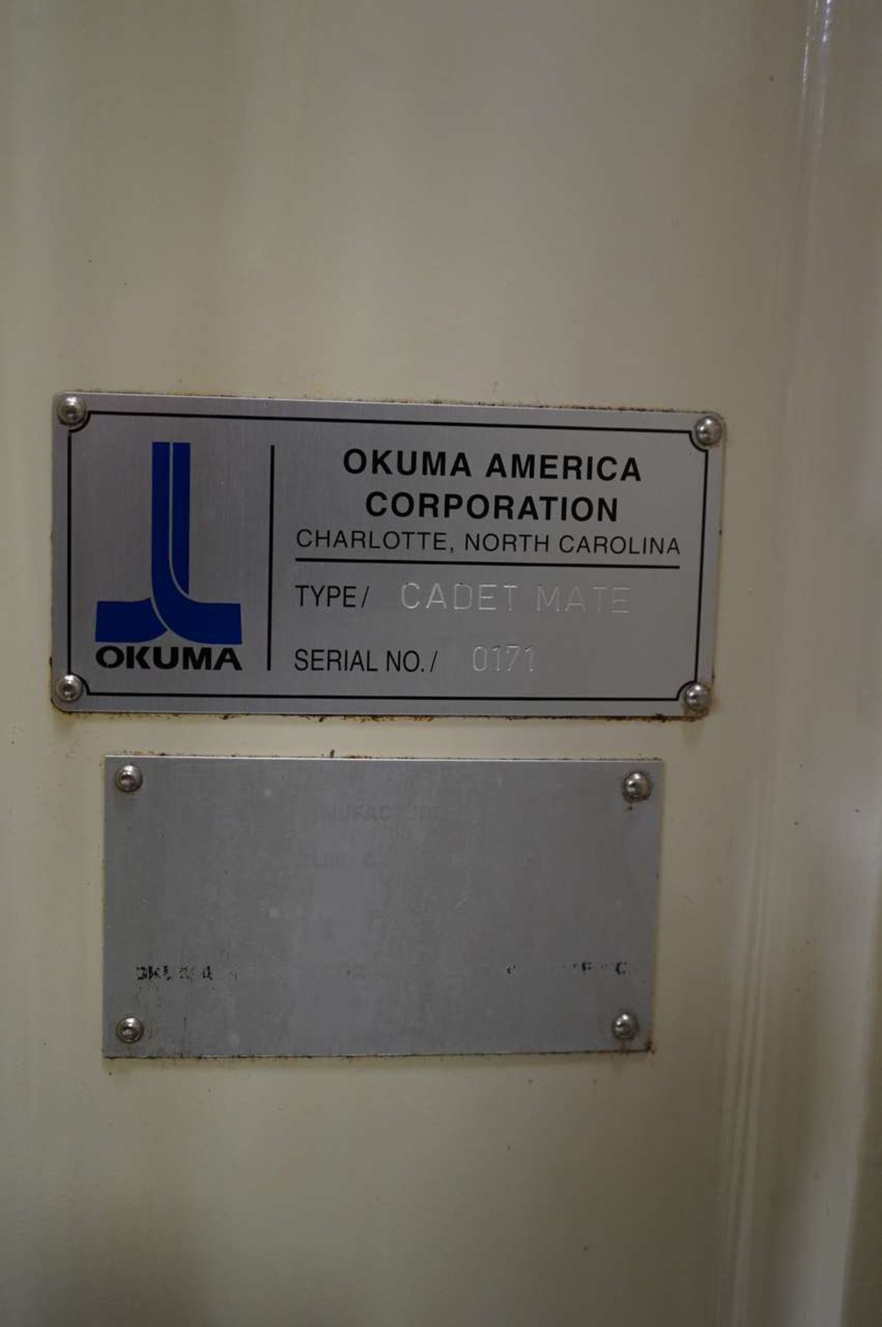 1999 Okuma Cadet Mate CNC Vertical Machining Center - Bild 9 aus 10