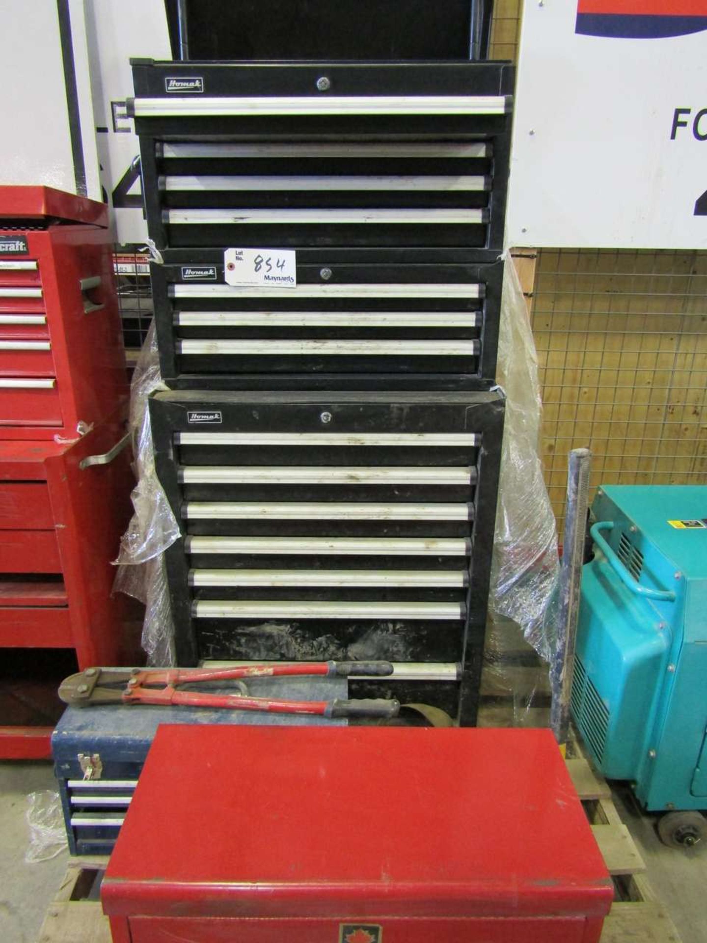 Homack Large Tool Chest with Contents